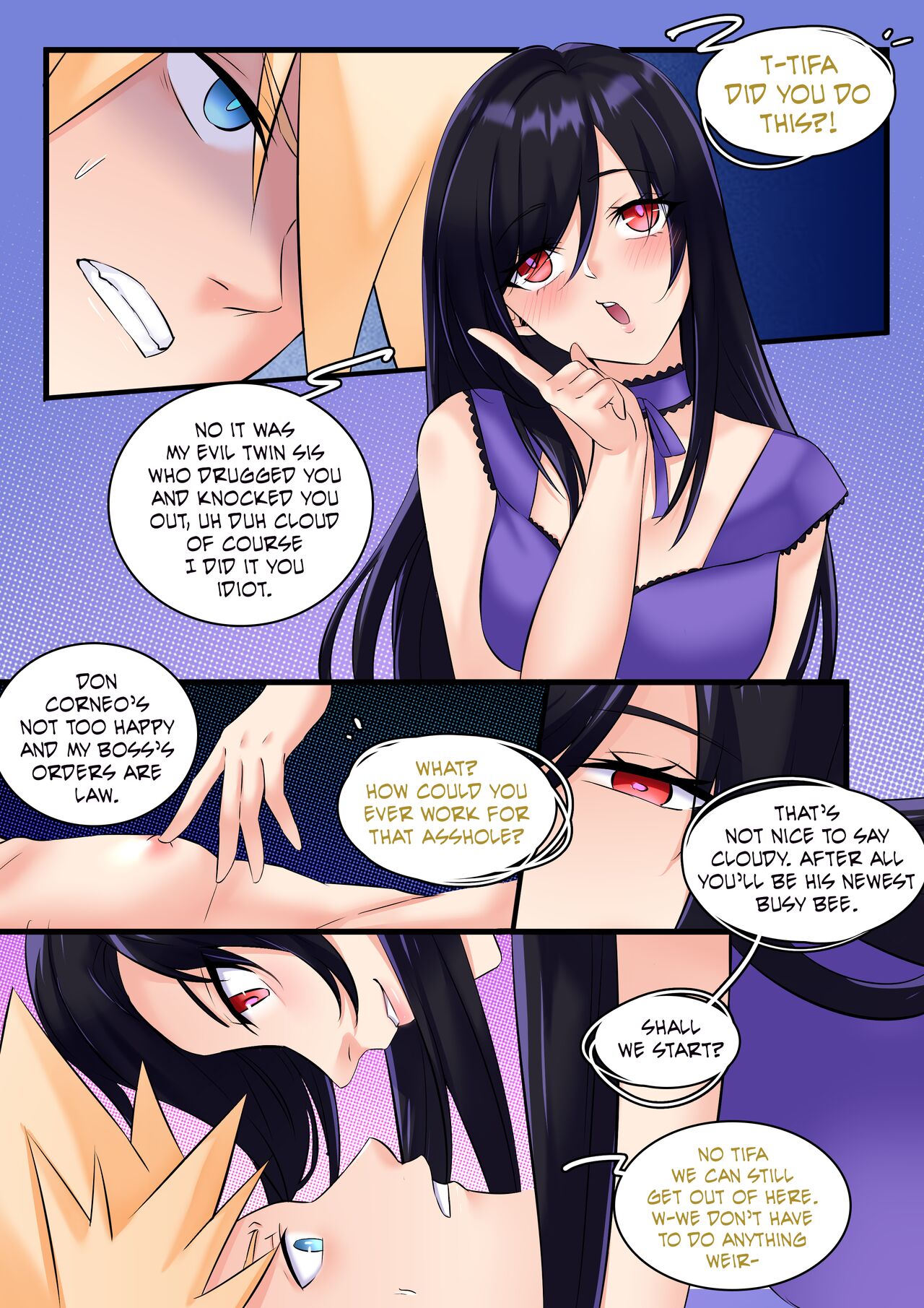 Final Fantasy 7: Honey Bee Inn page 9 full