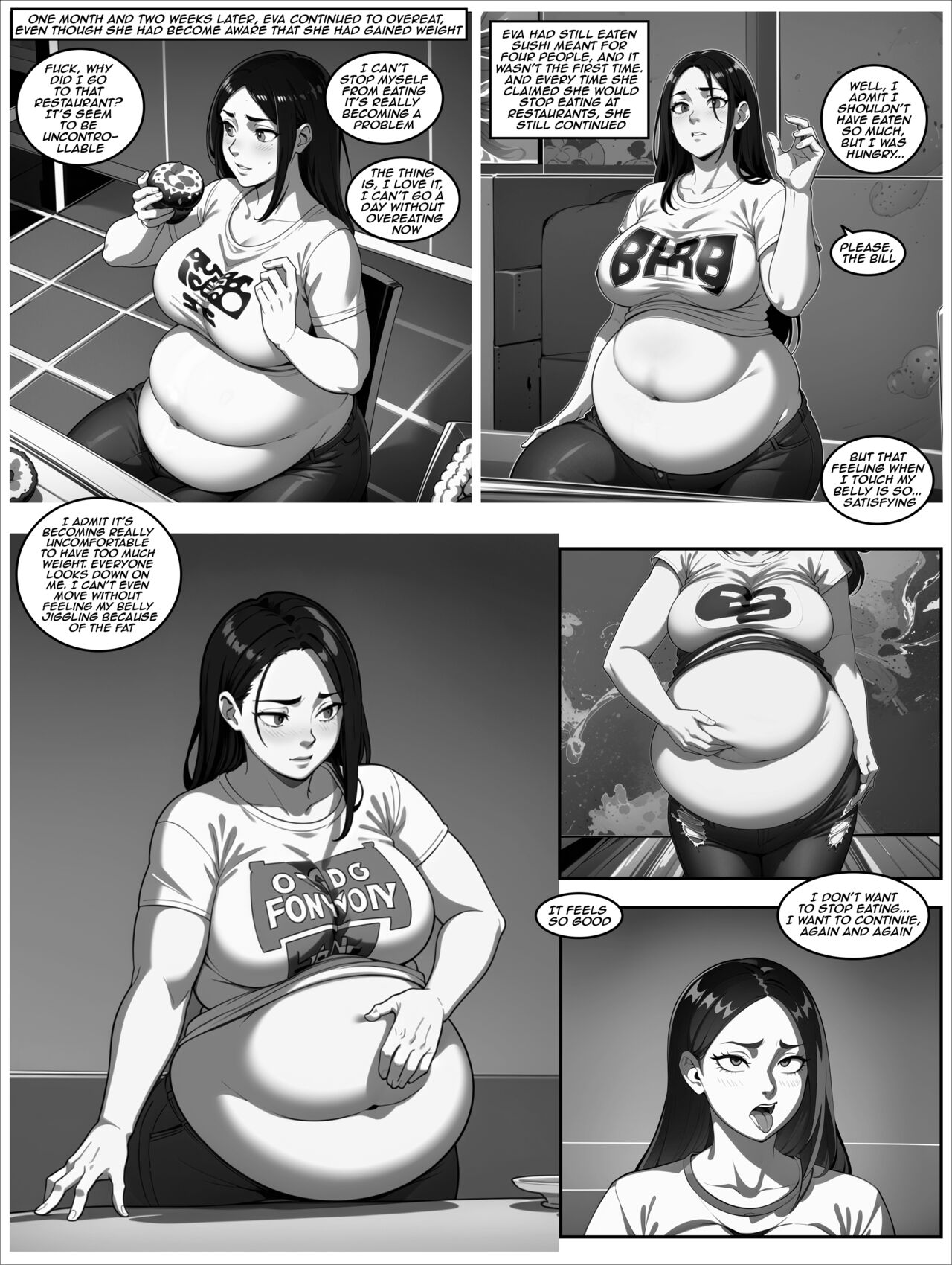 DeviantArt - Eva weight gain comic - page 4 full