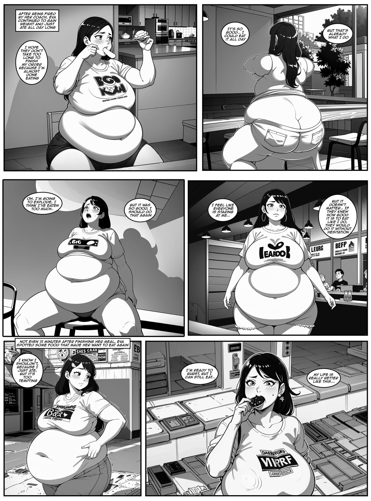 DeviantArt - Eva weight gain comic - page 6 full