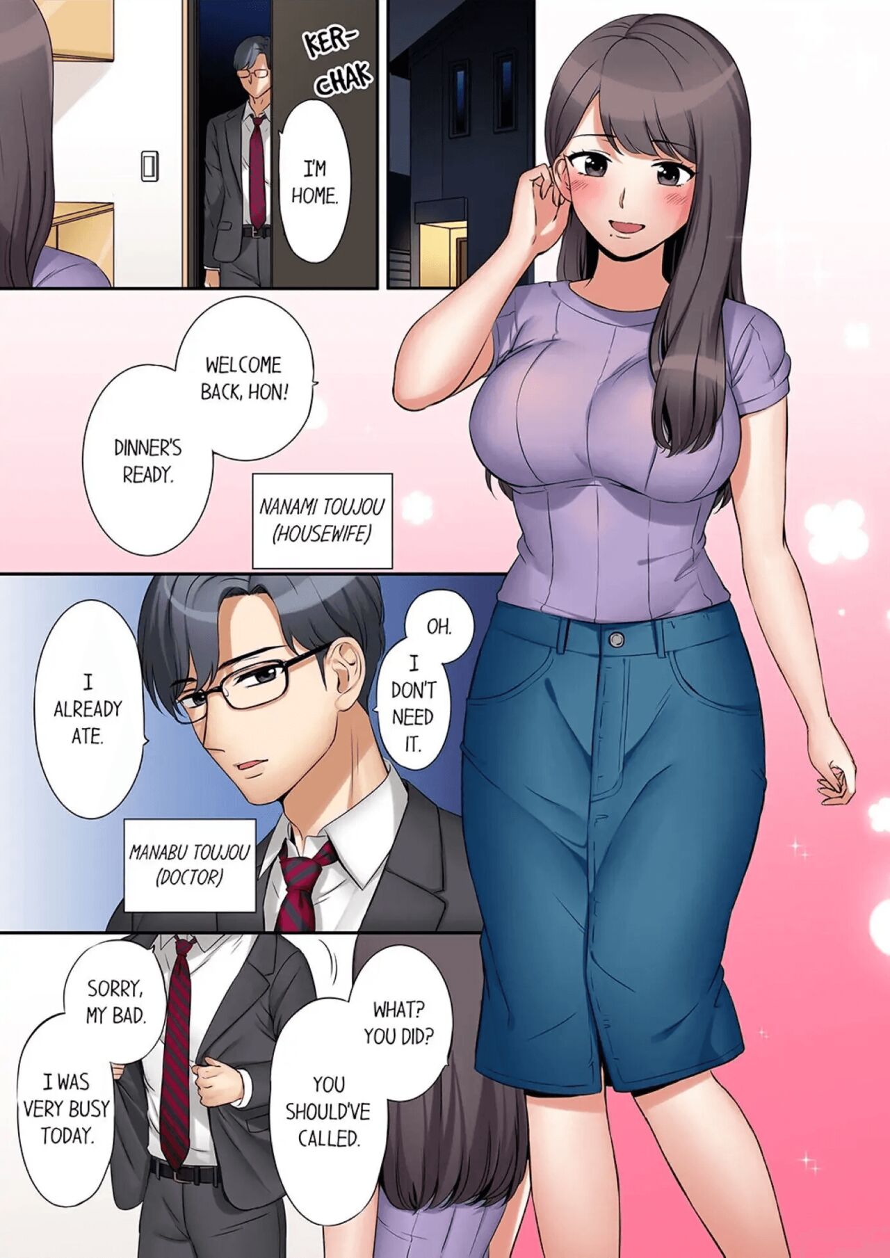 "Ato 3-kai wa Ikeru yo ne?" Otto no Kitaku Mae, Zetsurin Gitei ni Nando mo Hametaosareru Tsuma 1 I A Wife Who Is Made to Cum Many Times by Her Peerless Brother-in-Law Before Her Husband Comes Home 1 page 2 full