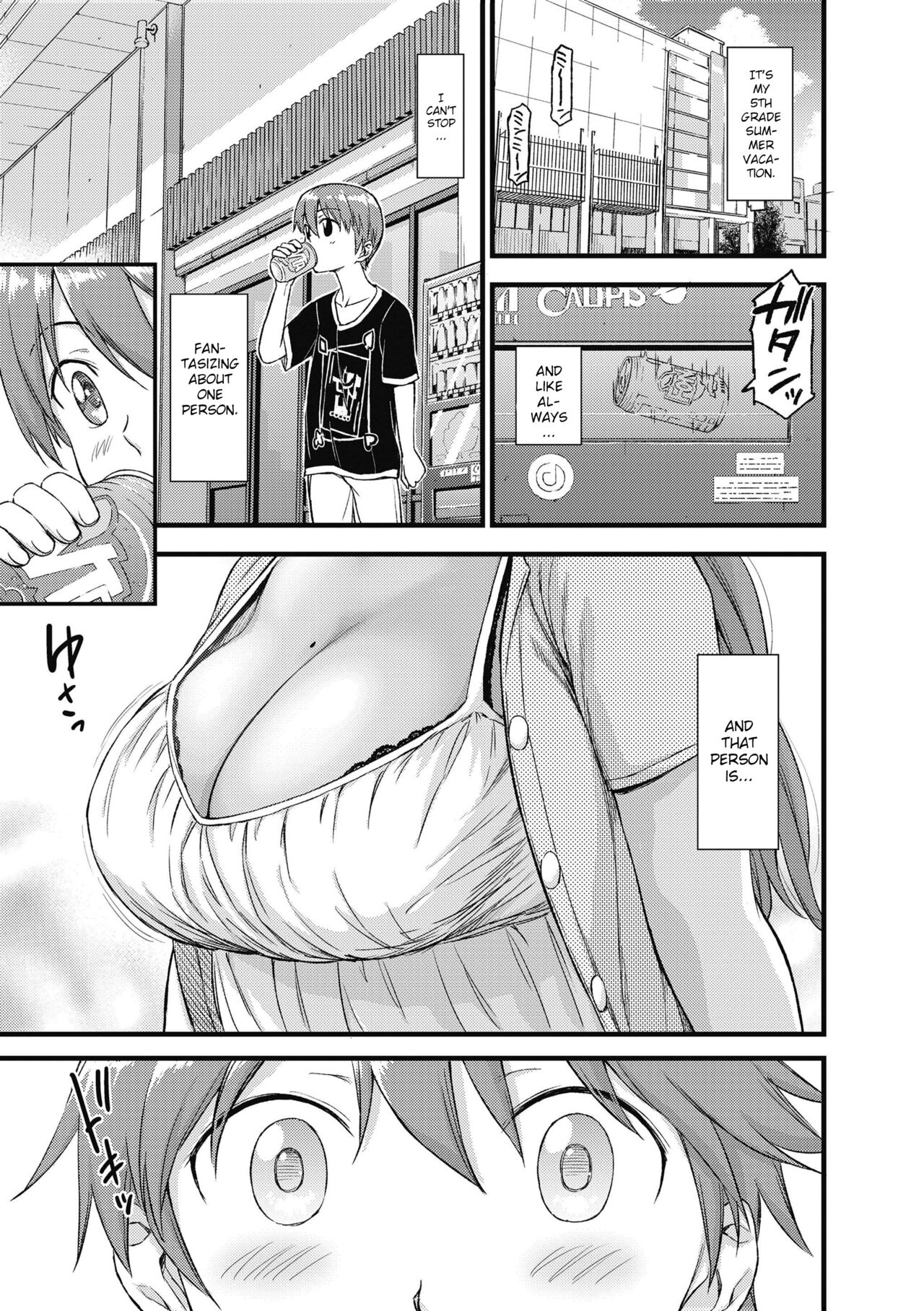 [Misaki (Higashino Mikan)] Oppai na Natsuyasumi | The Summer Break of Boobs Complete [English] [Decensored] {WitzMacher} Hentai - Raw  4