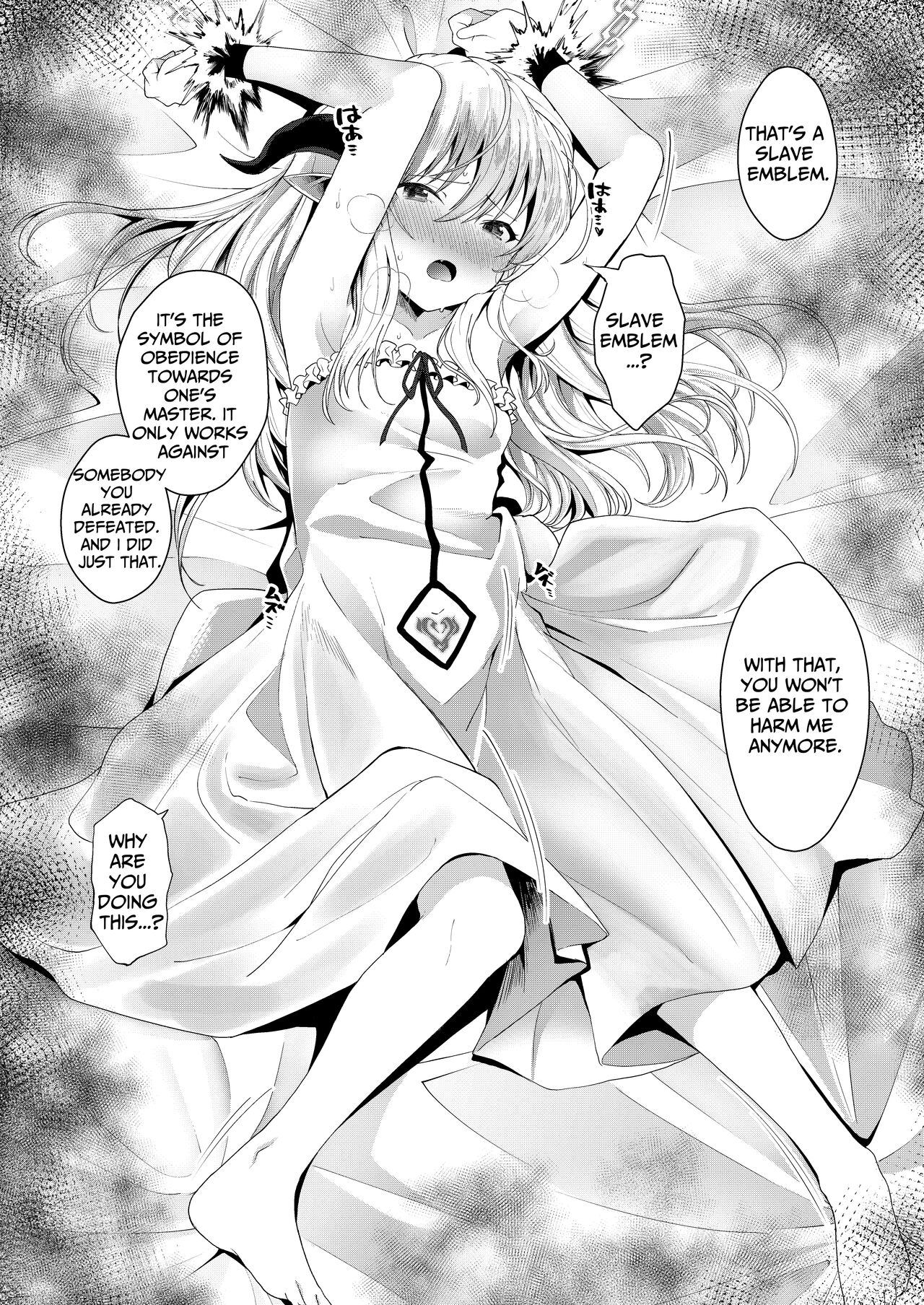 Yuusha no Dorei Inmon ga Maou no Musume o Youshanaku Osou! | The Hero's Servitude Crest Mercilessly Assails The Demon Lord's Daughter! page 10 full