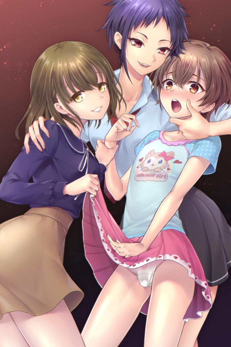 Futanari Chinpo-sama ni Kanraku Shita Kanojo to Mesu Ochi Shita Boku no Monogatari page 2 full