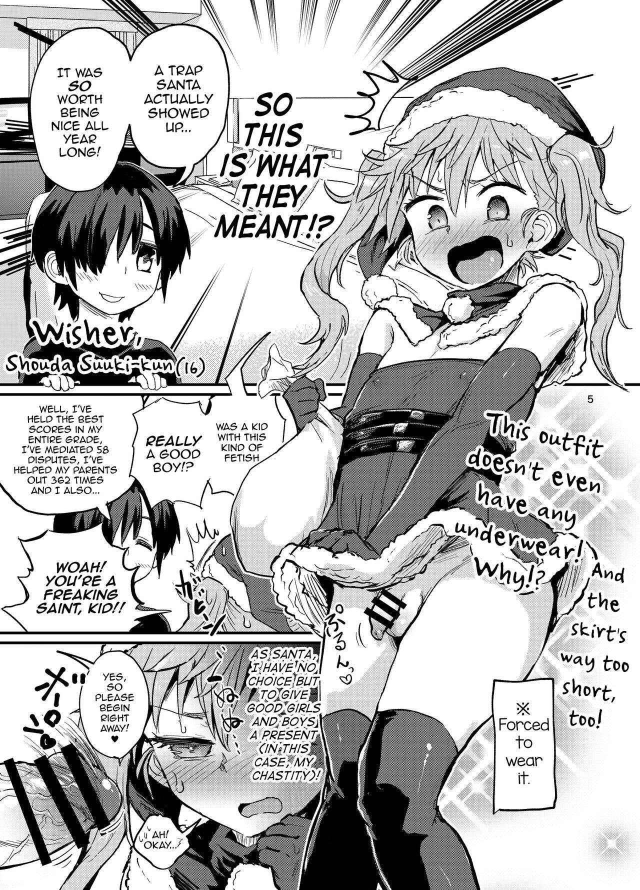 Santa-kun no White Christmas | All I Want For Christmas Is Ass page 4 full