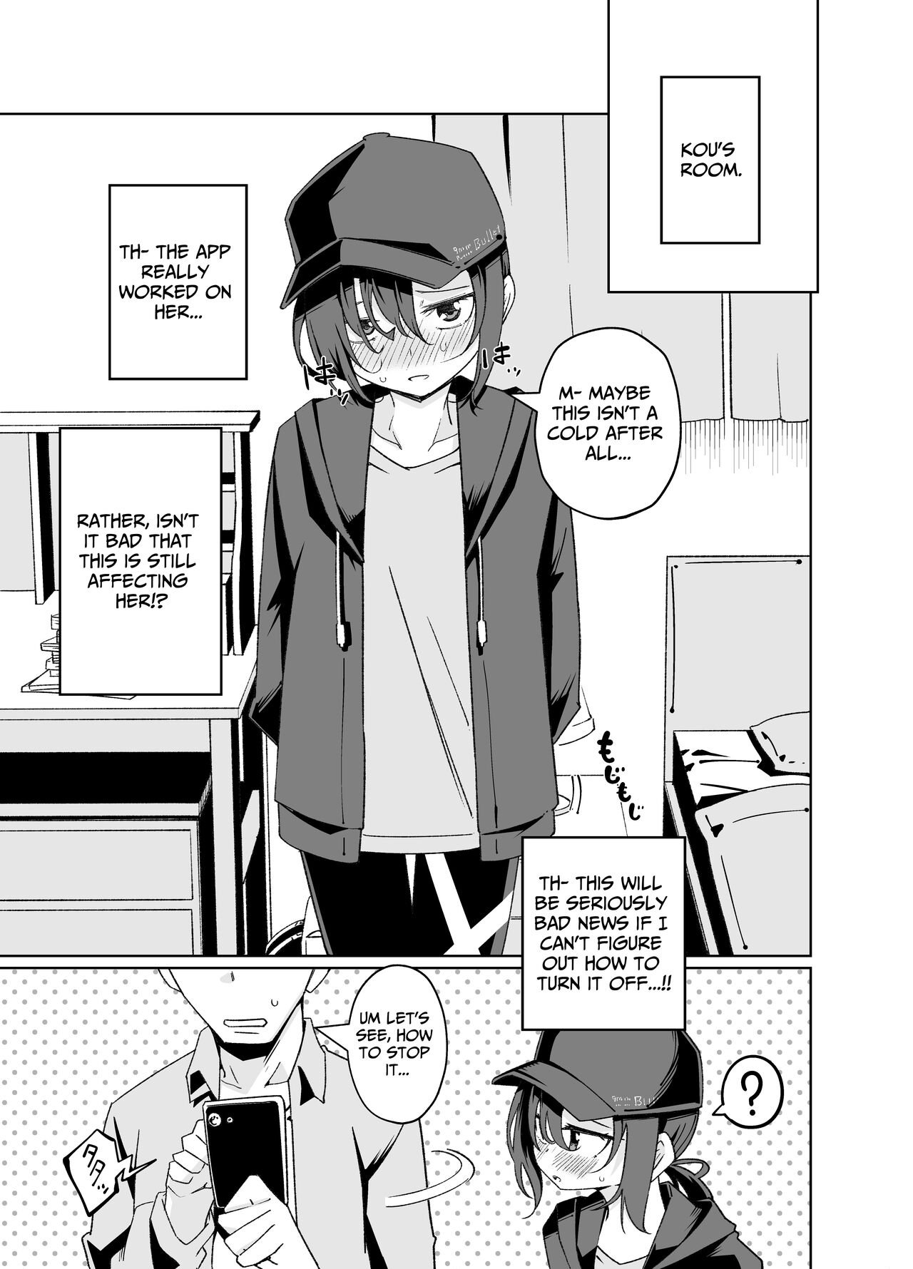 Namaiki Boyish Shoujo ni Hatsujou Appli o Tsukattara...... | When I Used A Lust Inducing App On A Cocky Boyish Girl... page 4 full