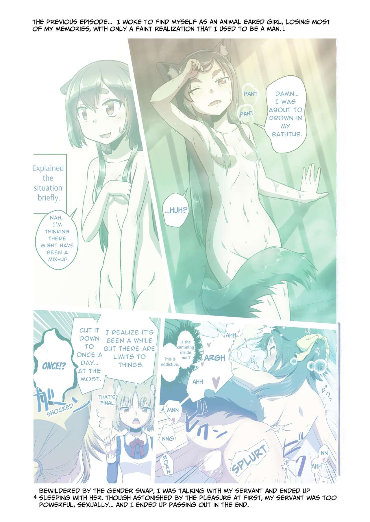 Me ga Sametara Kemomimi Shoujo ni Natteita Ohanashi 2 | When I Awoke I Had Become An Animal Eared Girl 2 page 4 full