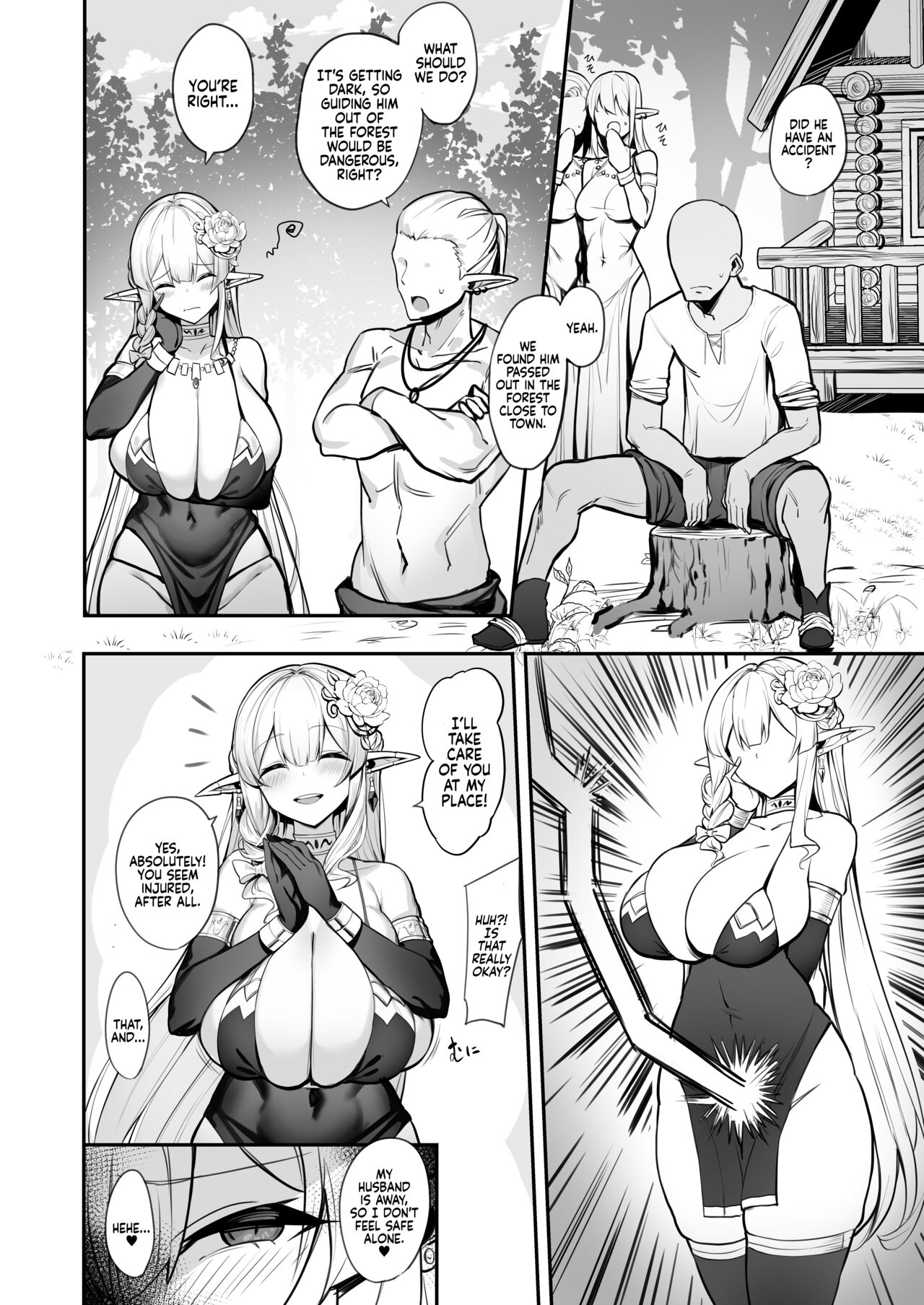 Elf Mama-San no manga | A Manga About an Elf Housewife page 6 full