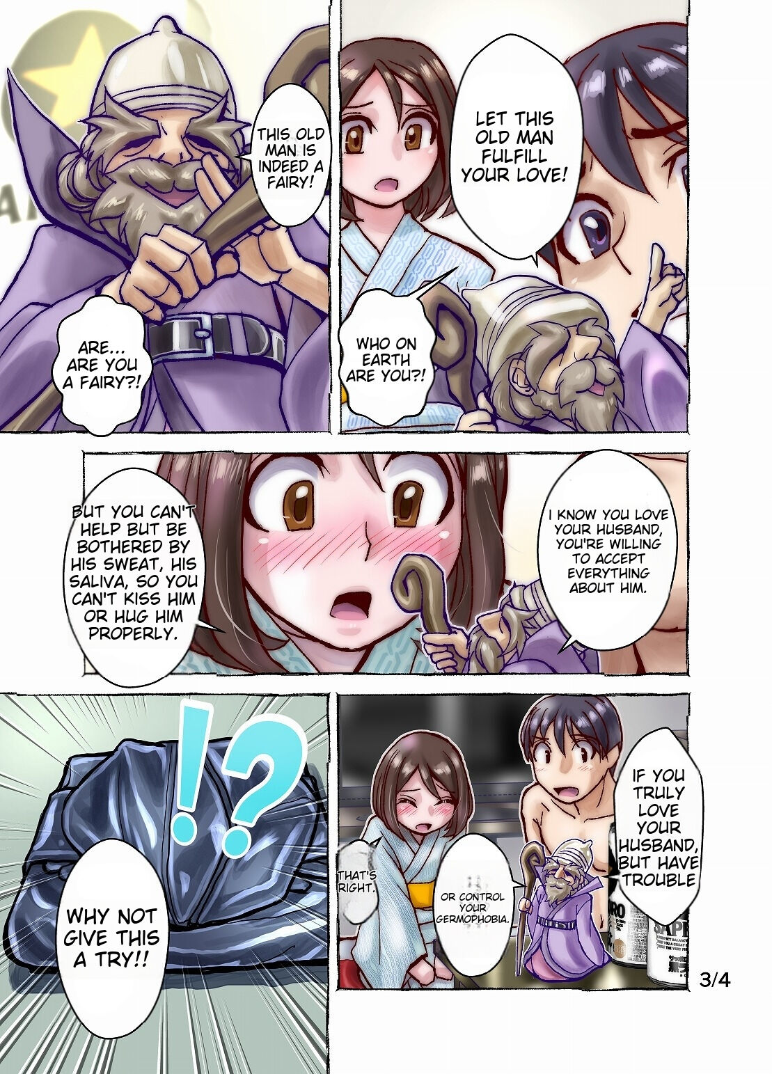 Keppekishou no Tsuma to no Shinkon Shoyatte? | What about your first night as a newlywed with a germaphobic wife? Part 1 + 2 page 3 full