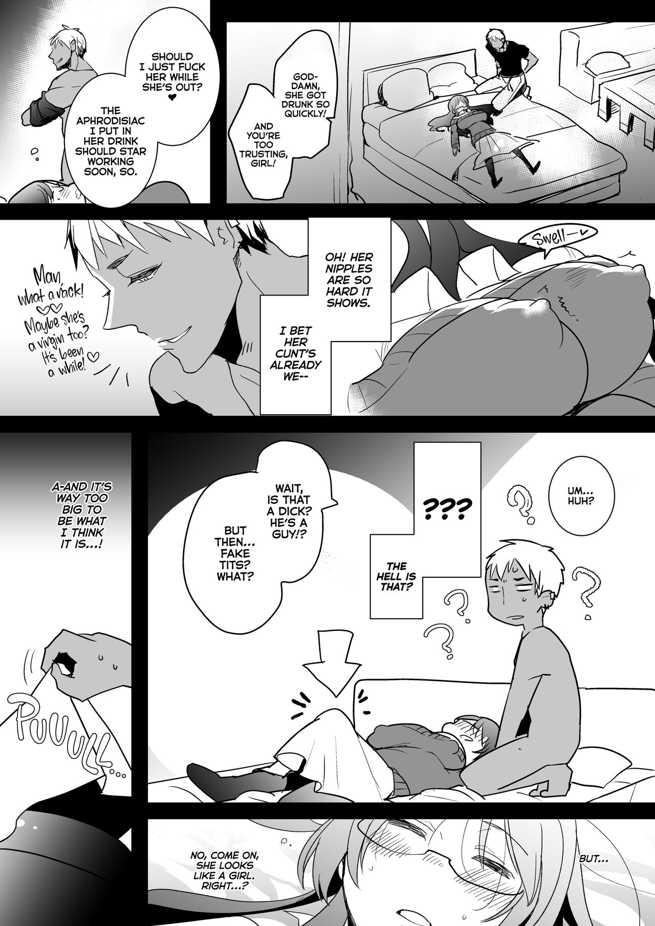 Remember That Time I Rescued My Quiet Classmate and Went for a Quickie but Then Fell in Love With Futa Cock? page 5 full