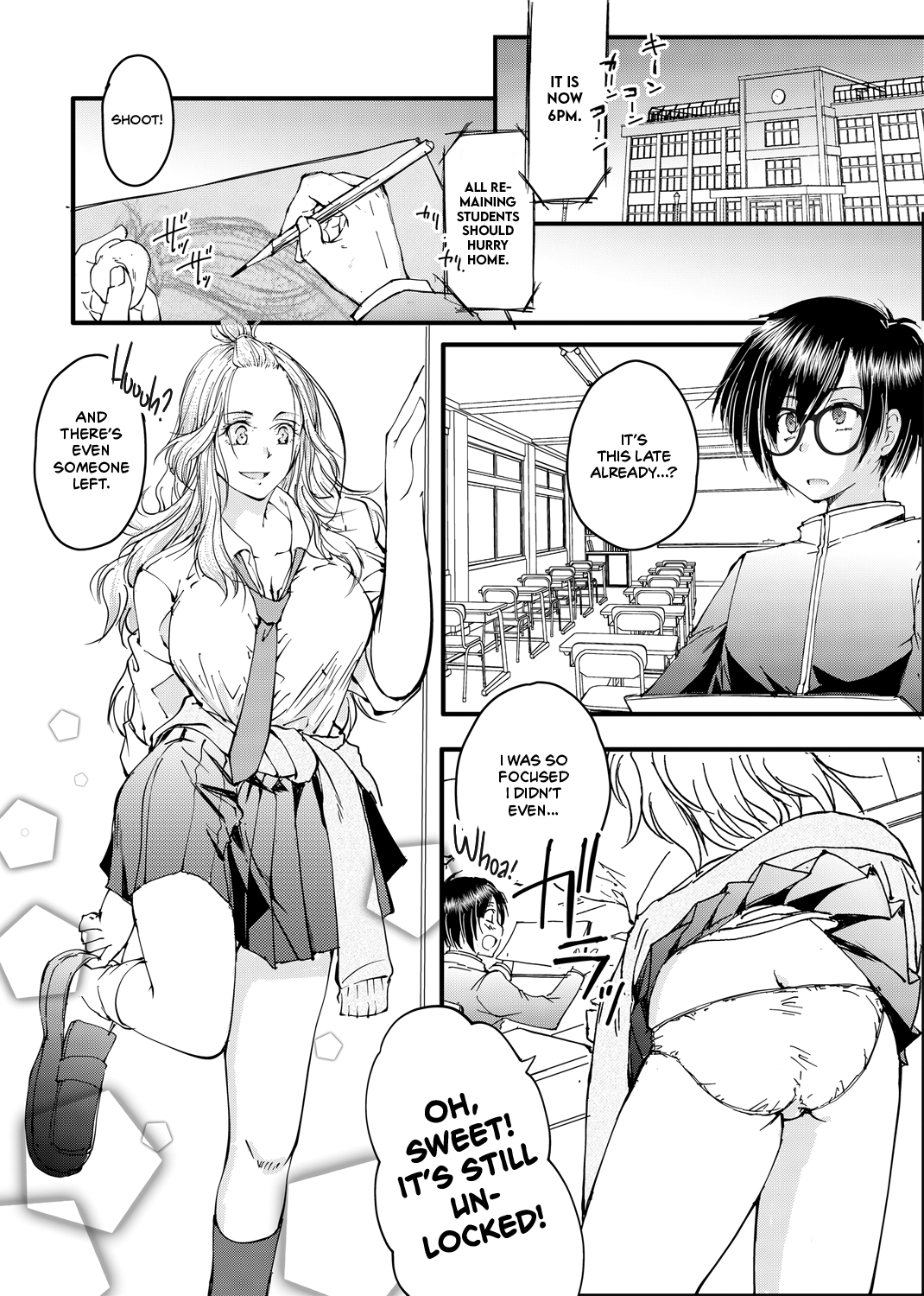 Megane no Gyaru wa Inkya ni Yasashii | Bespectacled Gyaru Befriending Loner page 3 full
