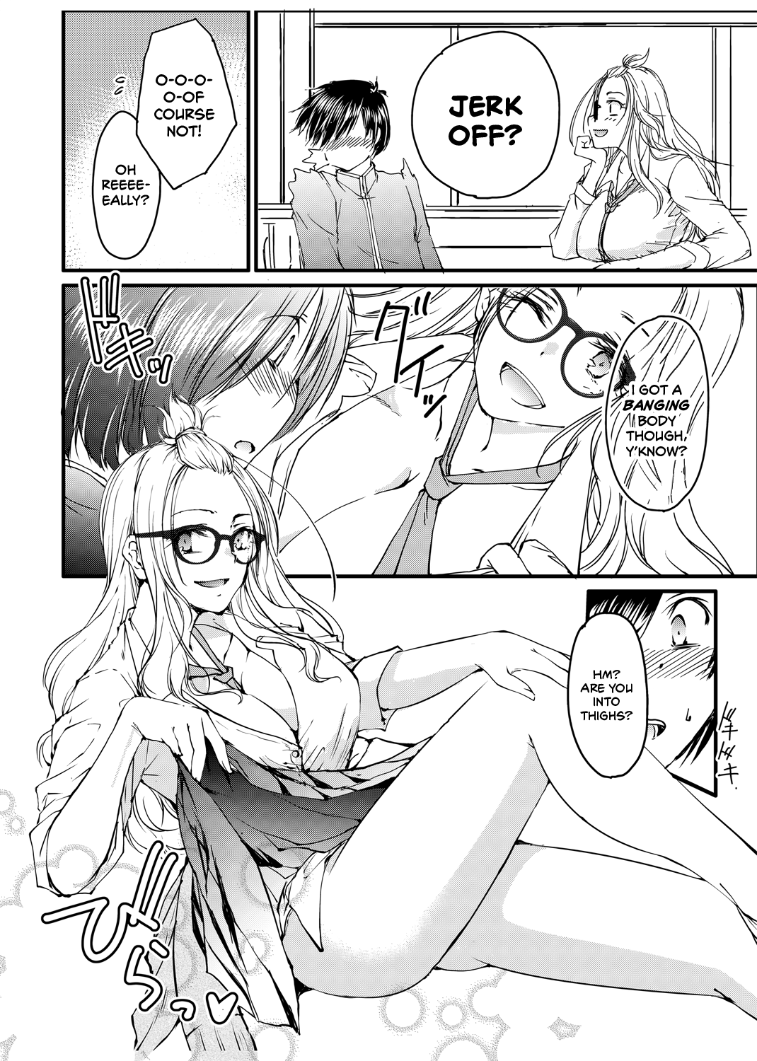 Megane no Gyaru wa Inkya ni Yasashii | Bespectacled Gyaru Befriending Loner page 8 full