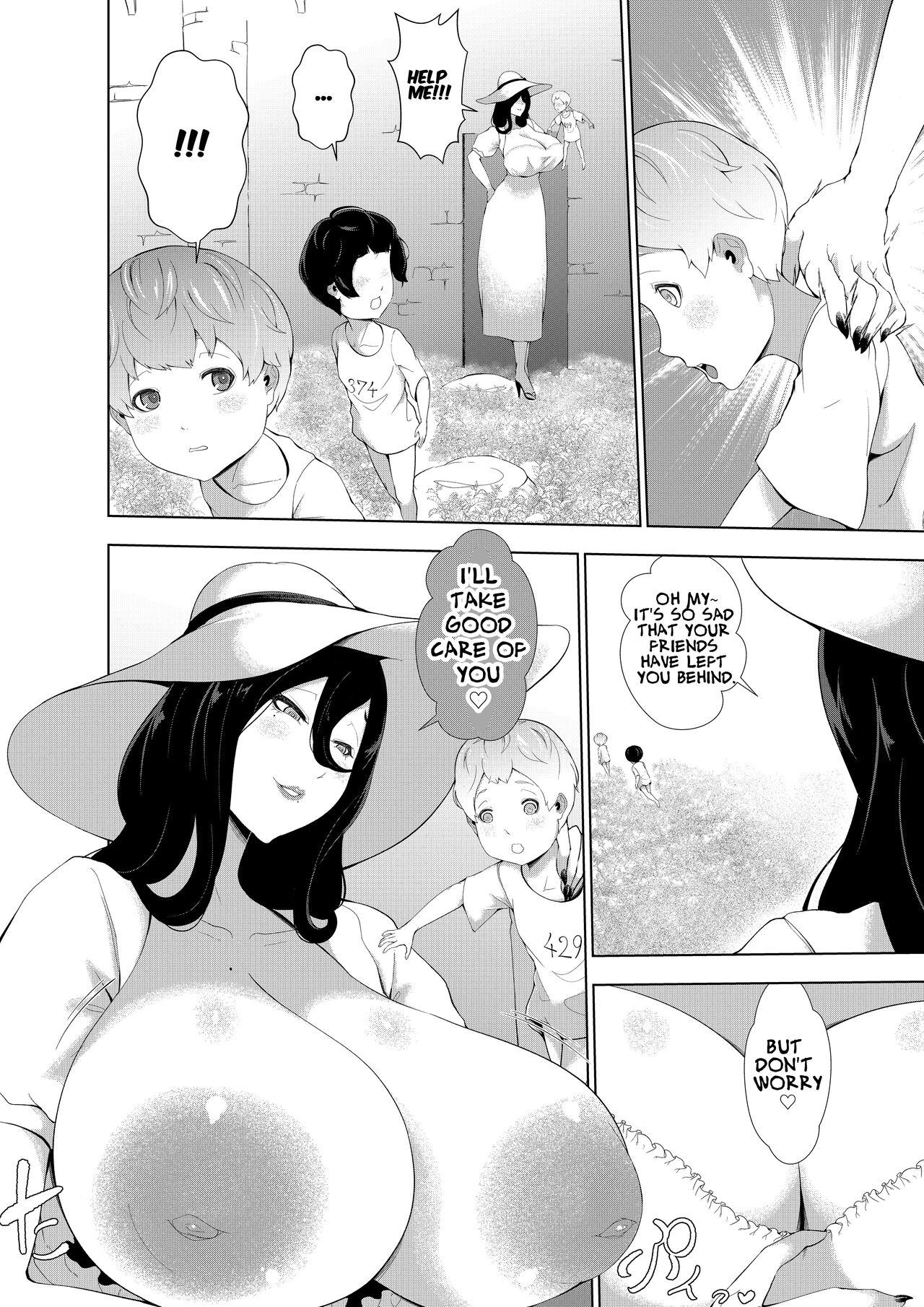 Giant Woman Island - Shota's Forced Squeezing ~ Hasshaku-sama and Red Demon Edition ~ page 10 full