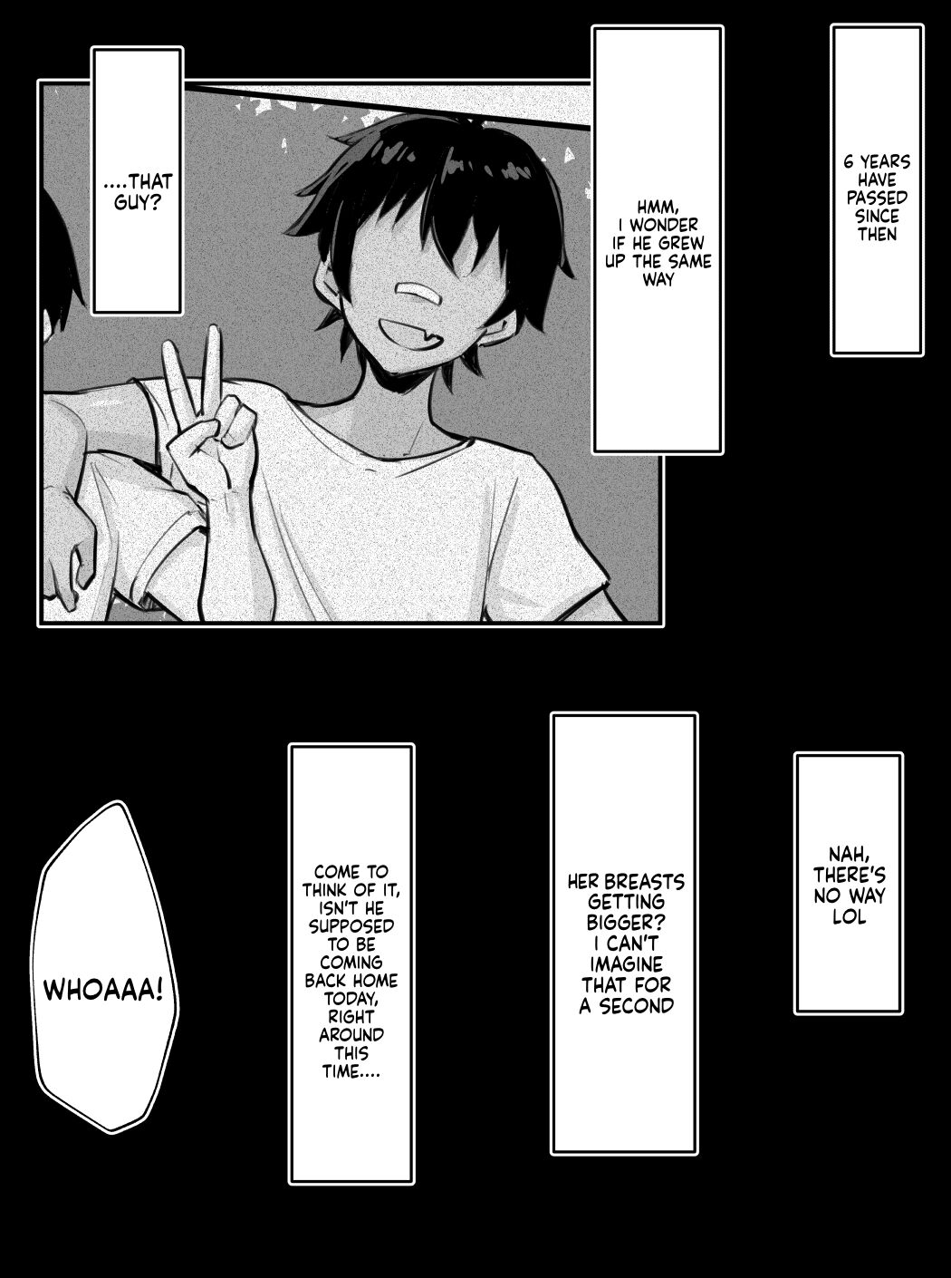 Futa-Tomo | My Best Friend I Met for The First-Time in Years Turned into a Tall Muscular Futanari Girl page 4 full