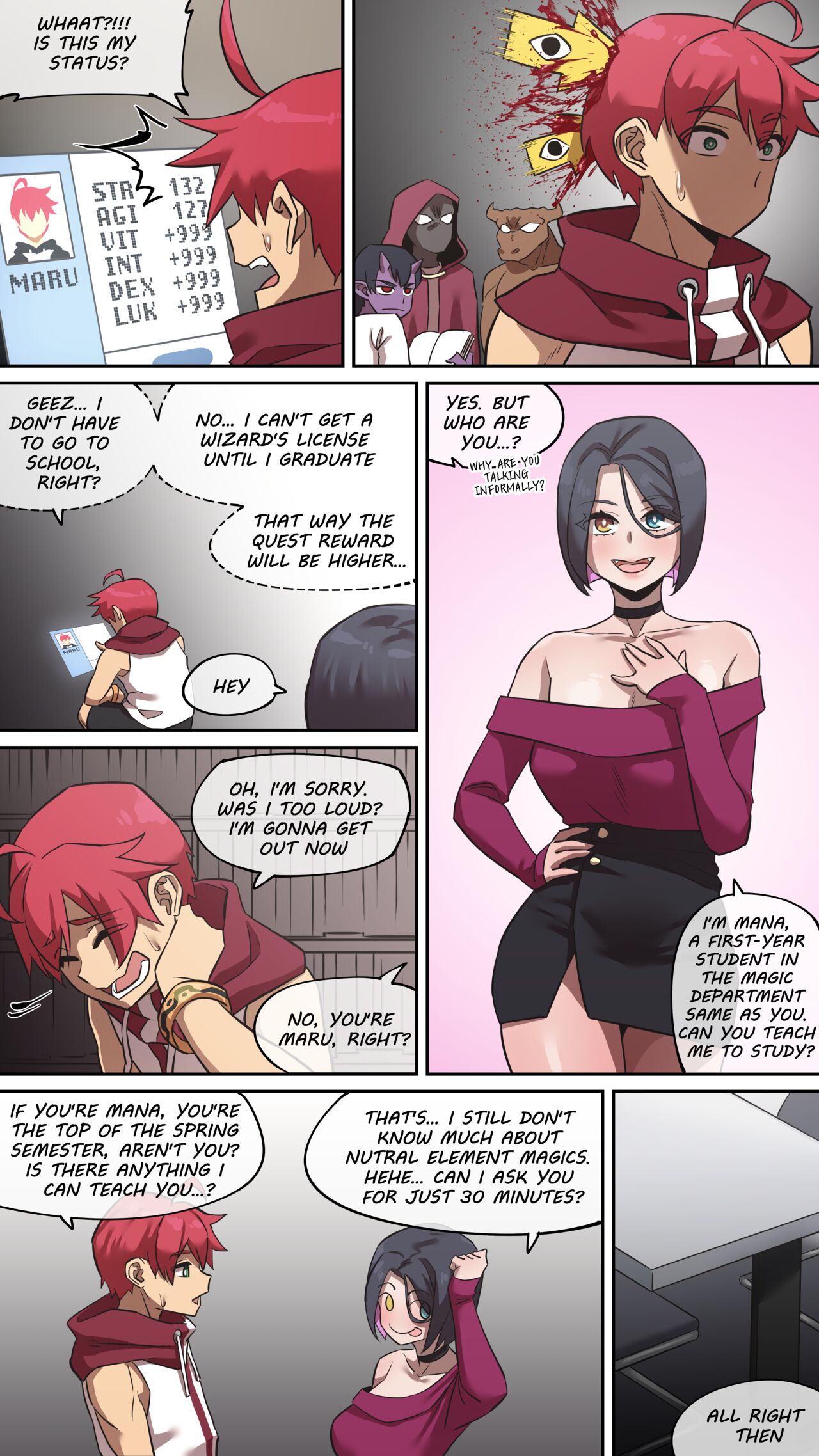 Maru H 04 Mana The Apprentice Witch page 9 full