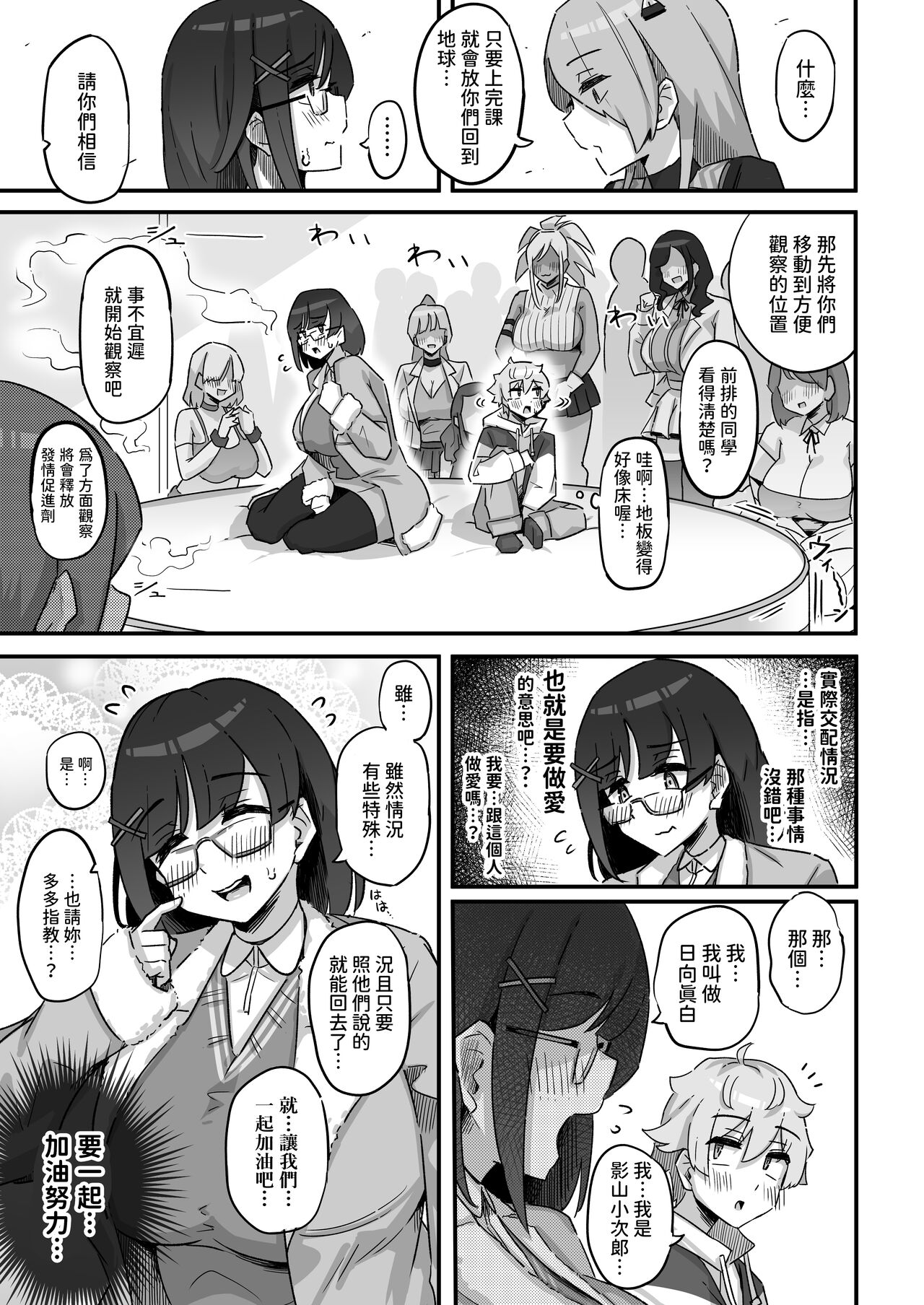 今日の授業は、地球人の繁殖活動の観察です。  中文翻譯 page 8 full
