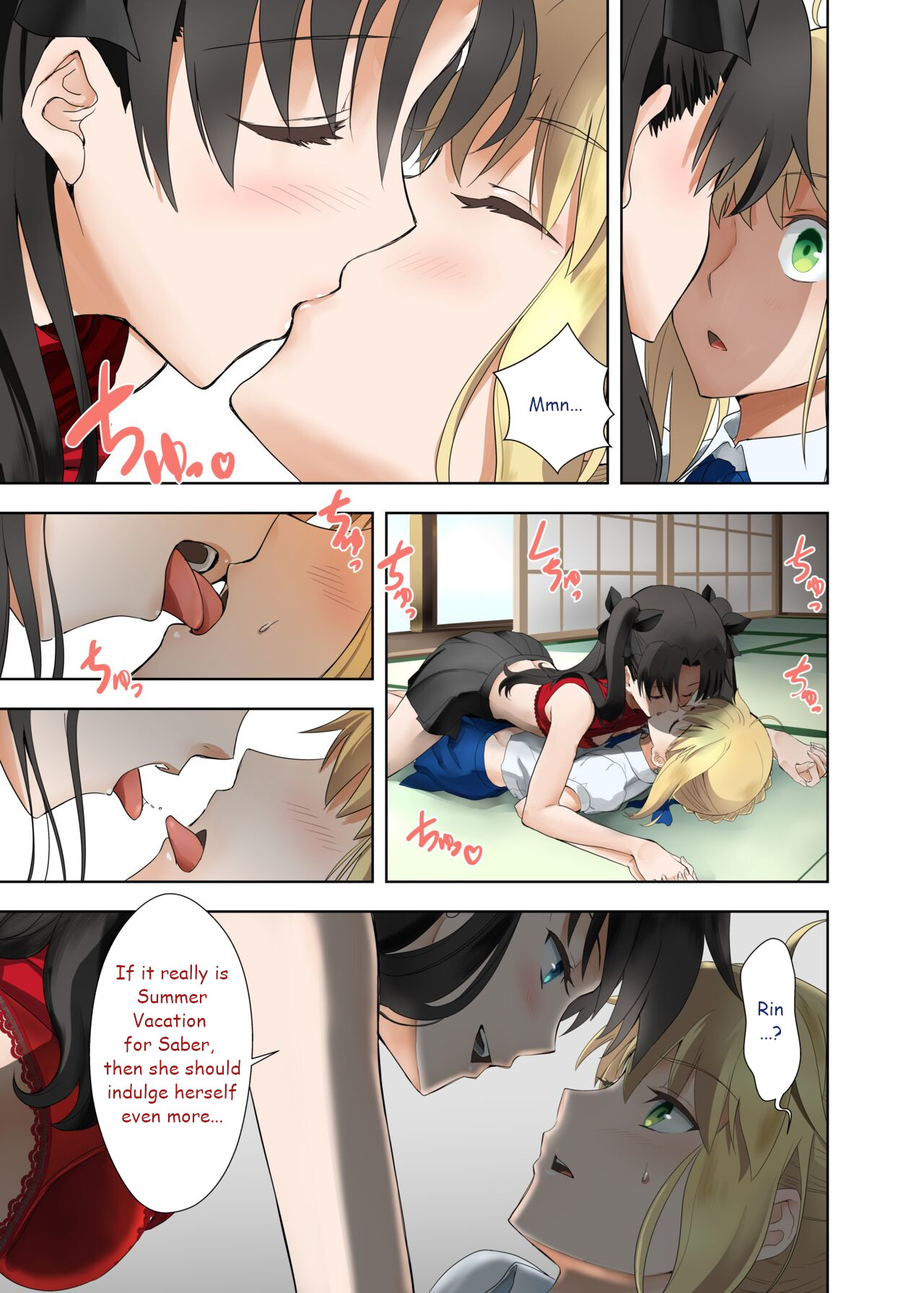 Saber's Summer Vacation page 5 full