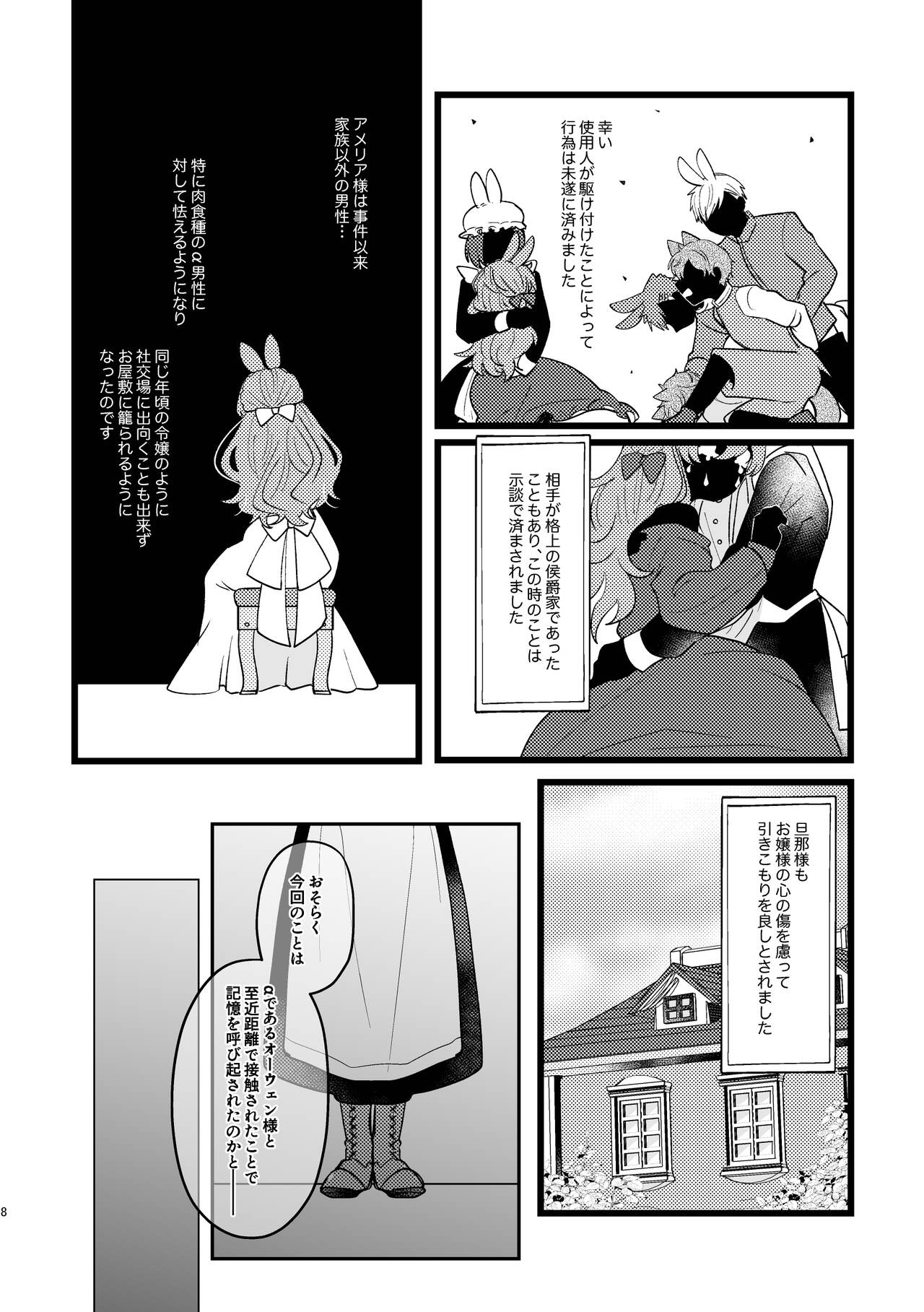 Usagi Reijou to Ookami Reisoku page 8 full
