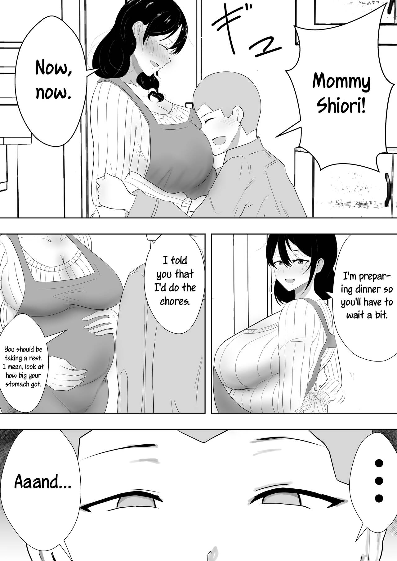 [Tarobaum] Tomokano Kaa-chan Soushuuhen Kakiorishi Manga [Shiori Mama Body Hara Namaecchi Hen] [English] [joobuspaidatr] Hentai - Raw  4