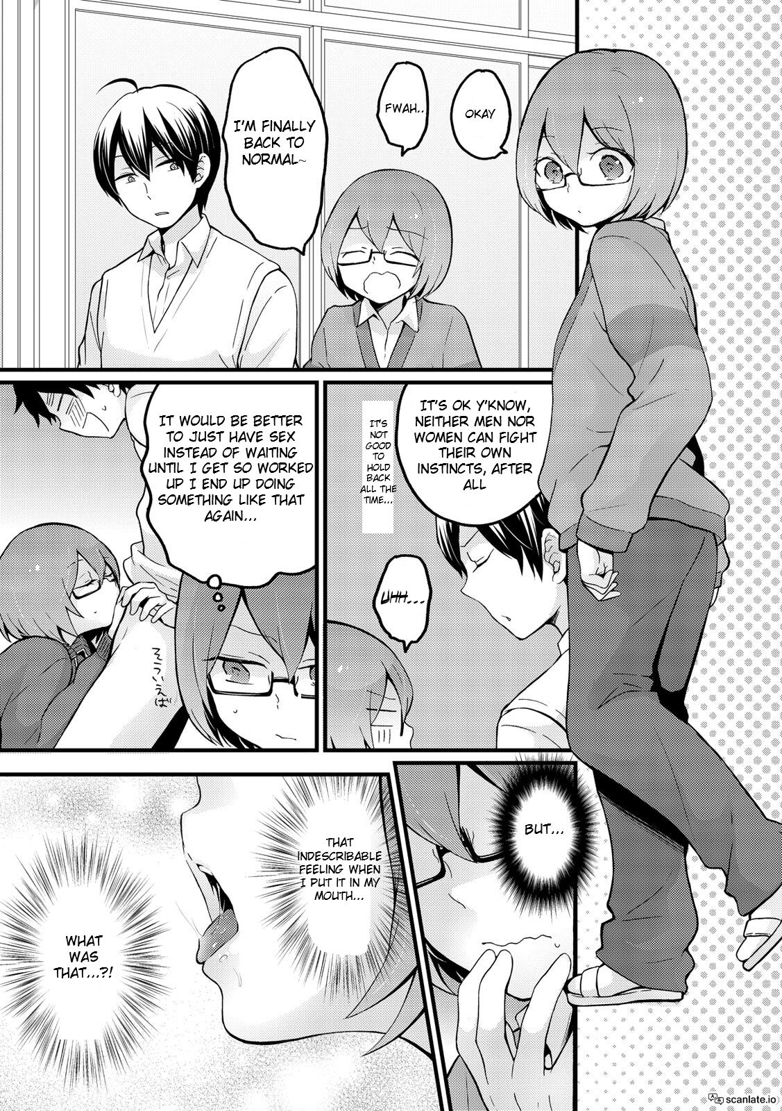 Totsuzen Onnanoko ni Natta node, Ore no Oppai Monde mimasen ka? 12 page 8 full