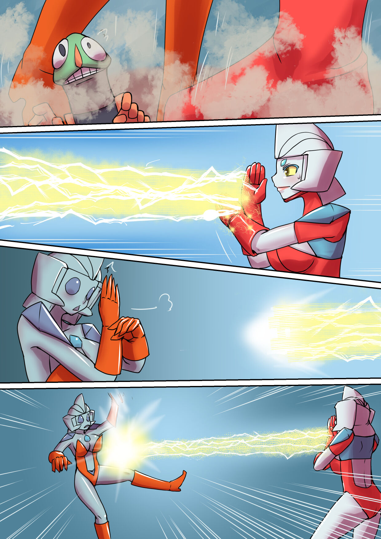 Tokusatsu Heroine Series - Rusty Comet Ch. 5 ontex page 10 full