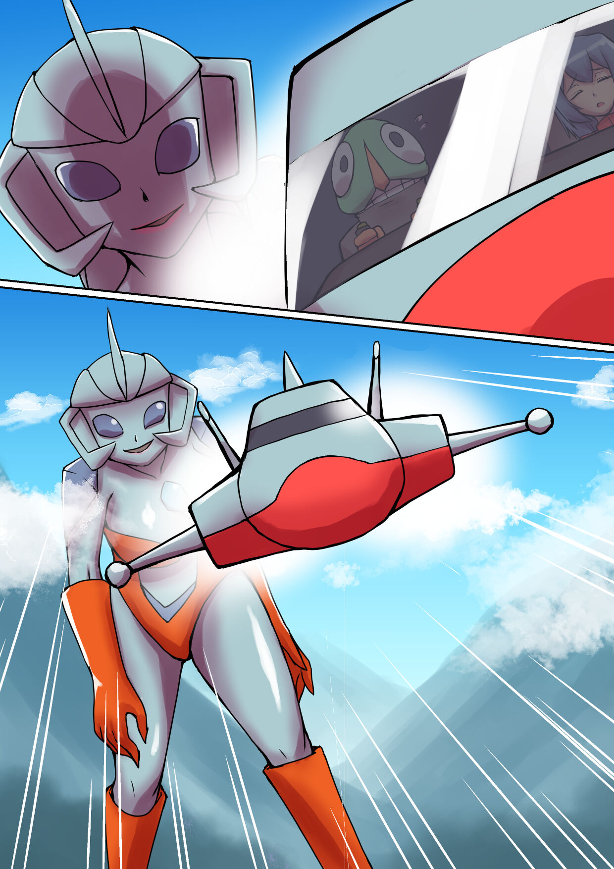 Tokusatsu Heroine Series - Rusty Comet Ch. 5 ontex page 3 full