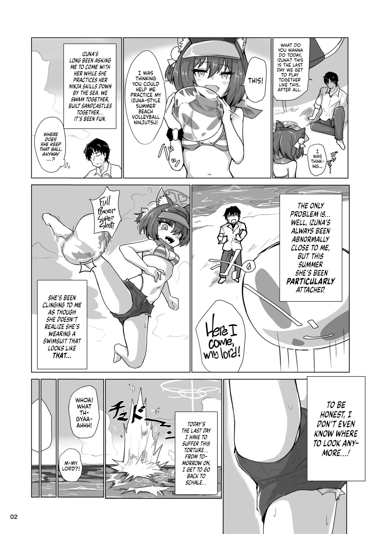 Kivotos Saikou no Ninja to Sugosu Futarikiri no Kaki Kyuuka | Going on an Exclusive Summer Vacation for Two with Izuna, the Best Ninja In Kivotos page 3 full