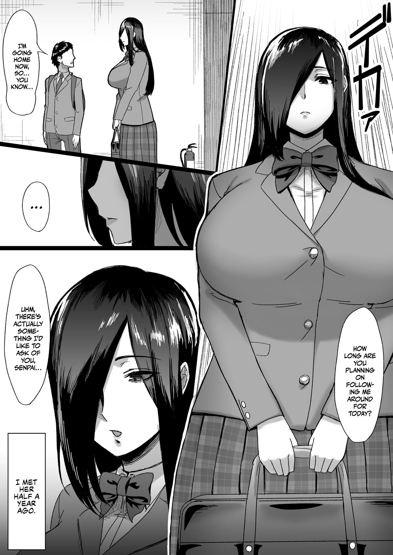 Choushin Cool-kei Kouhai ni Seiteki ni Semarareru Hanashi | Pressed For Sex By My Tall Aloof Kouhai page 3 full