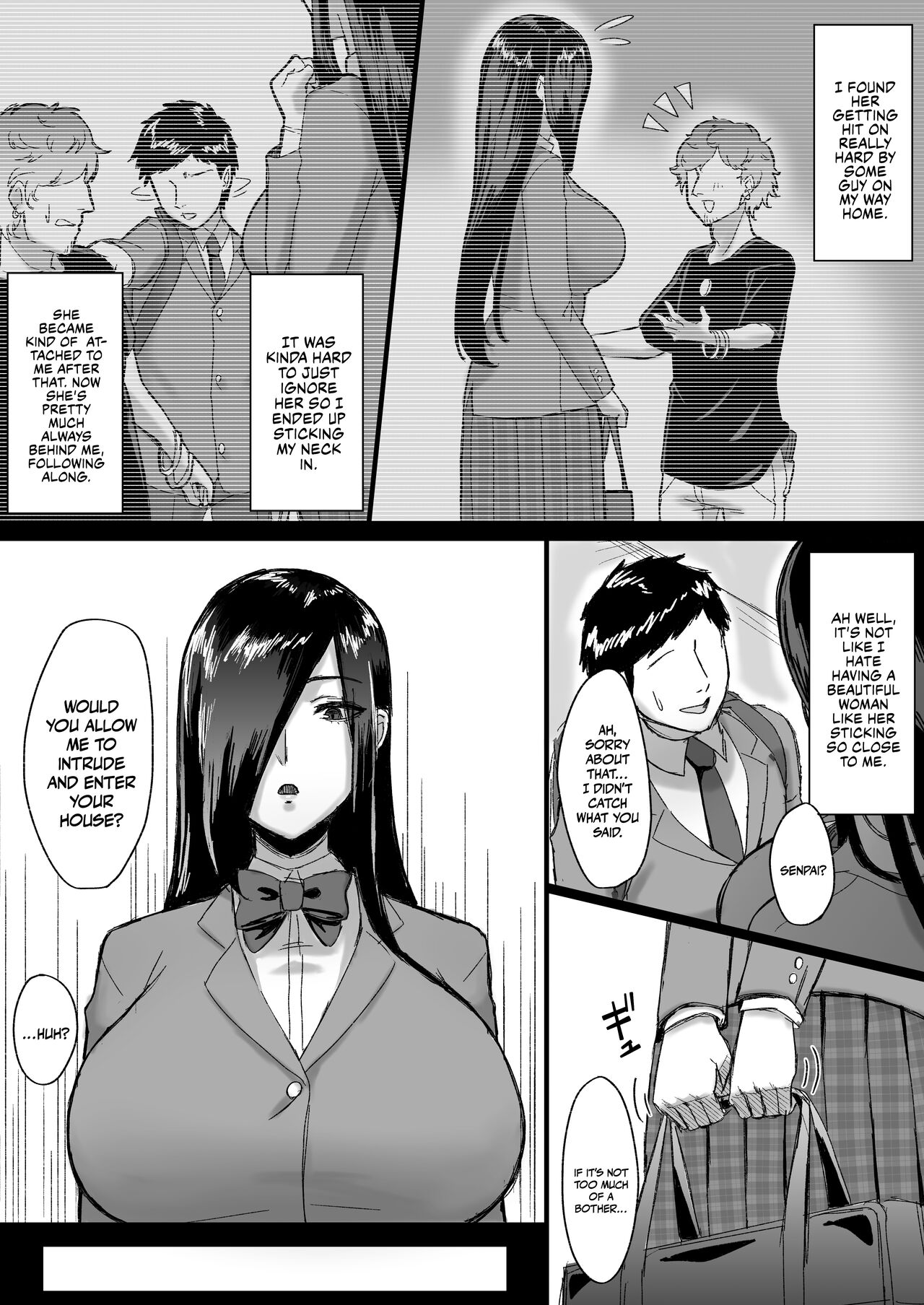 Choushin Cool-kei Kouhai ni Seiteki ni Semarareru Hanashi | Pressed For Sex By My Tall Aloof Kouhai page 4 full