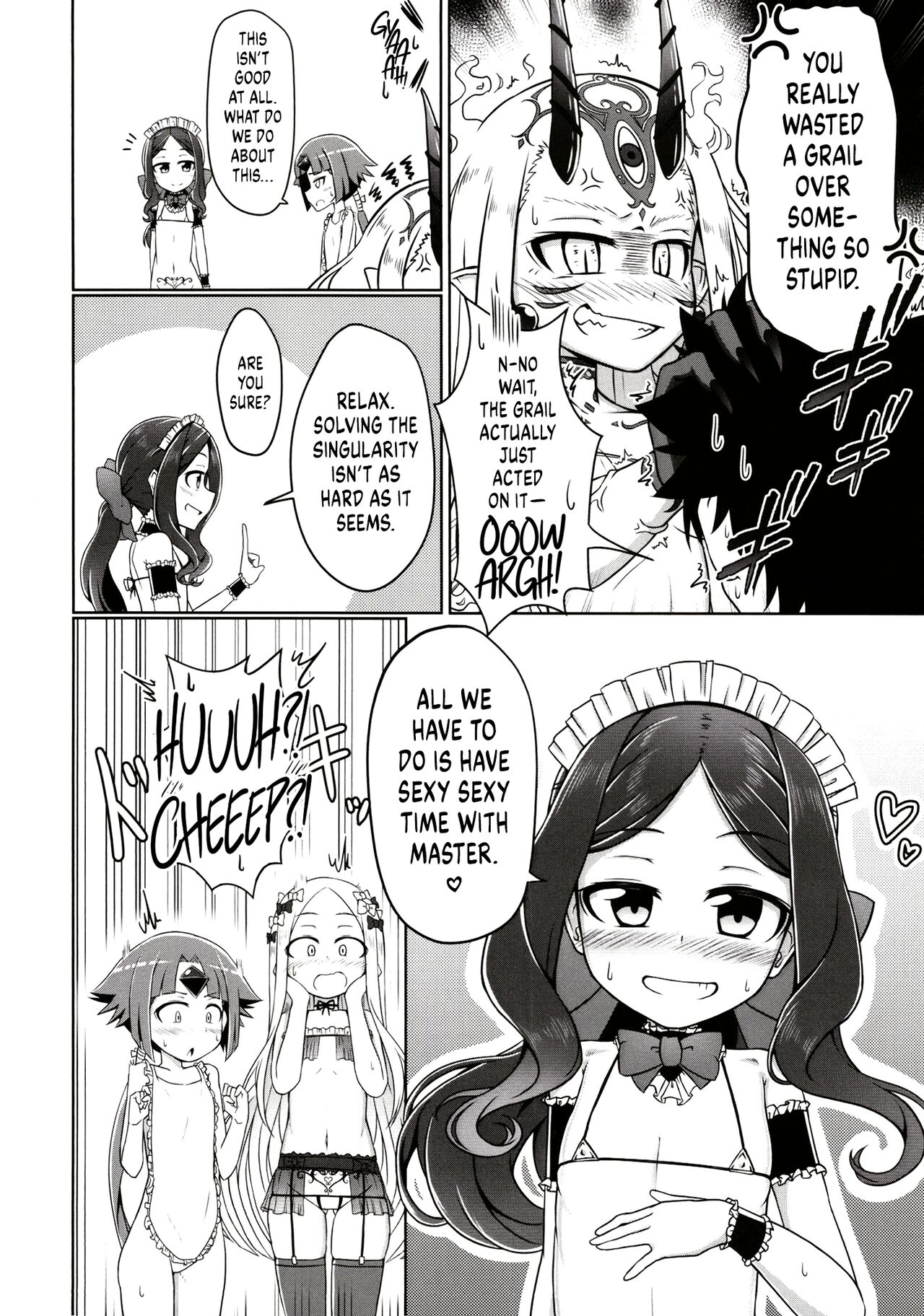 Lolikko Servant-tachi  to Ecchi na Kakko de Ecchicchi | Sexy Sexy Time with Sexy Looking Loli Servants page 6 full
