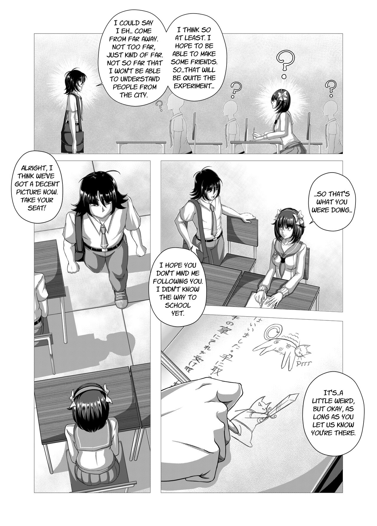 Leather Kitten and Raccoon Boy Chapter 1 Remastered And Old Version page 9 full