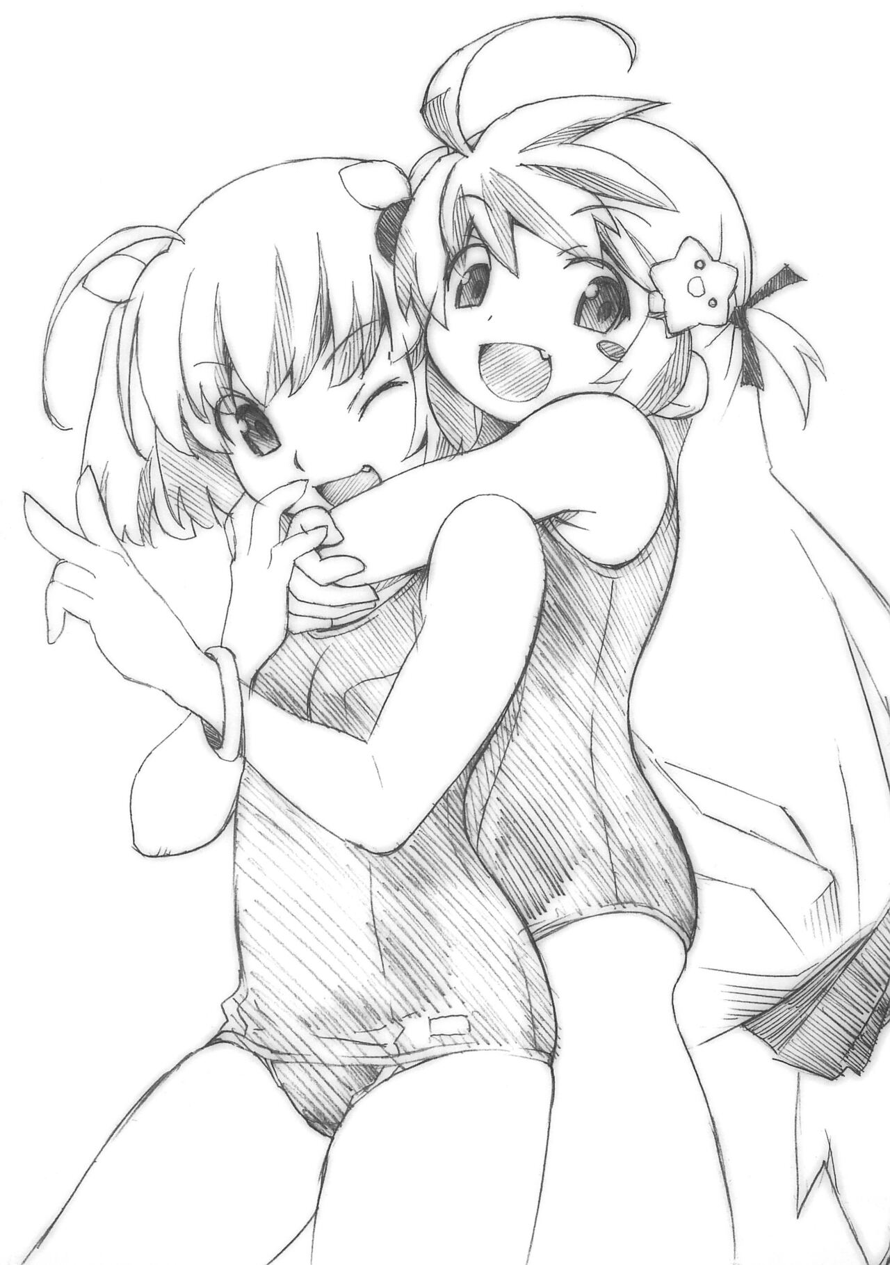 Minna Sukumizu no Onyanoko no Chou Usui Hon nano page 7 full