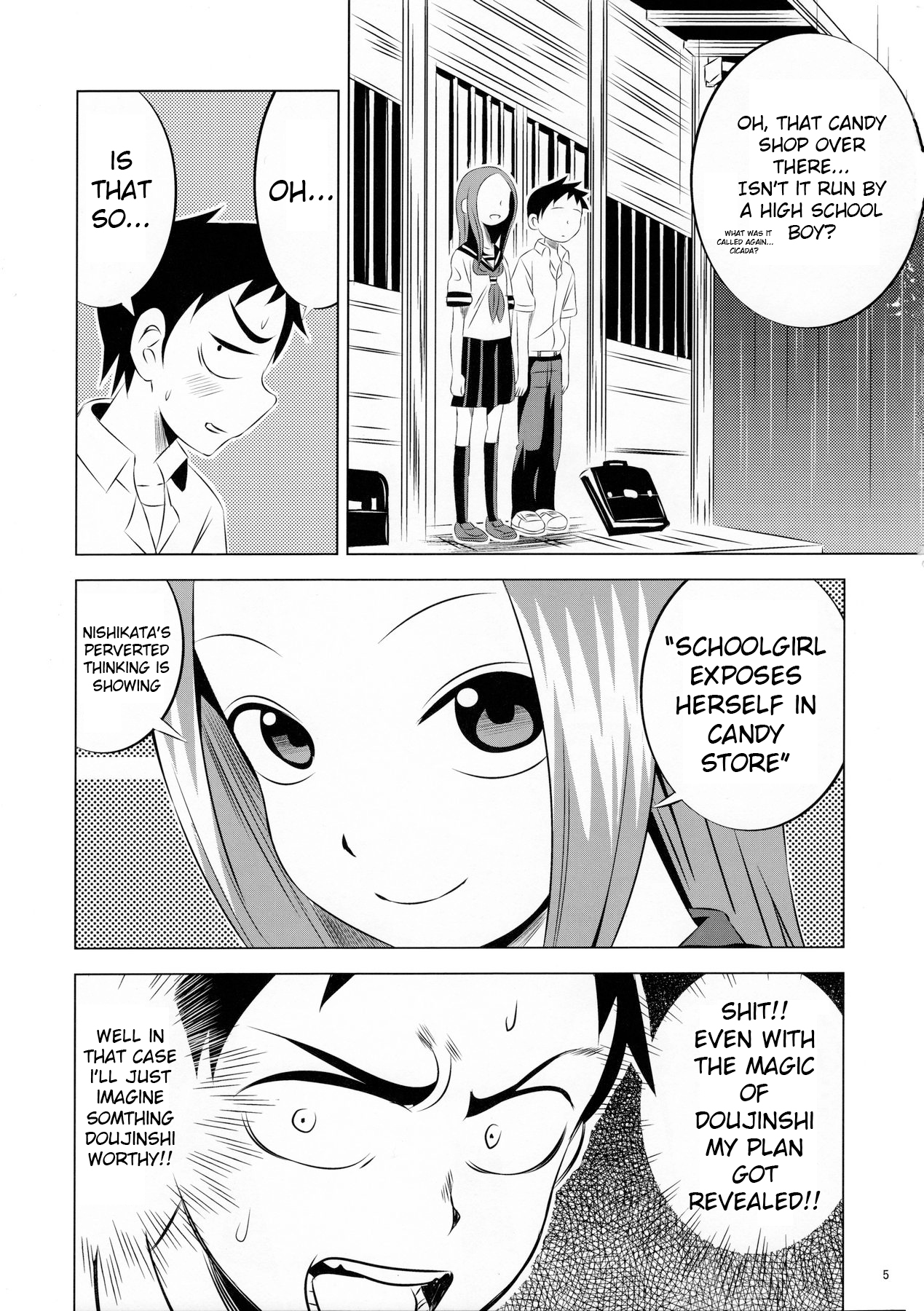 Kyou mo Nishikata-kun wa Takagi-san ni Misukasareteru page 5 full
