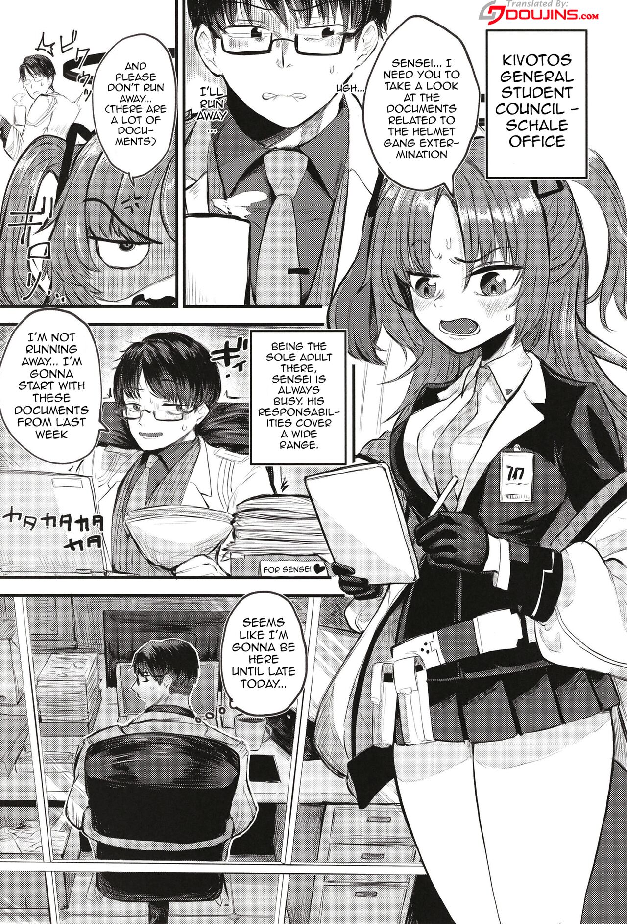 Sensei nara Koshokan  demo Ii desu yo | If it's With Sensei, I Don't Mind Doing it Right Here page 3 full