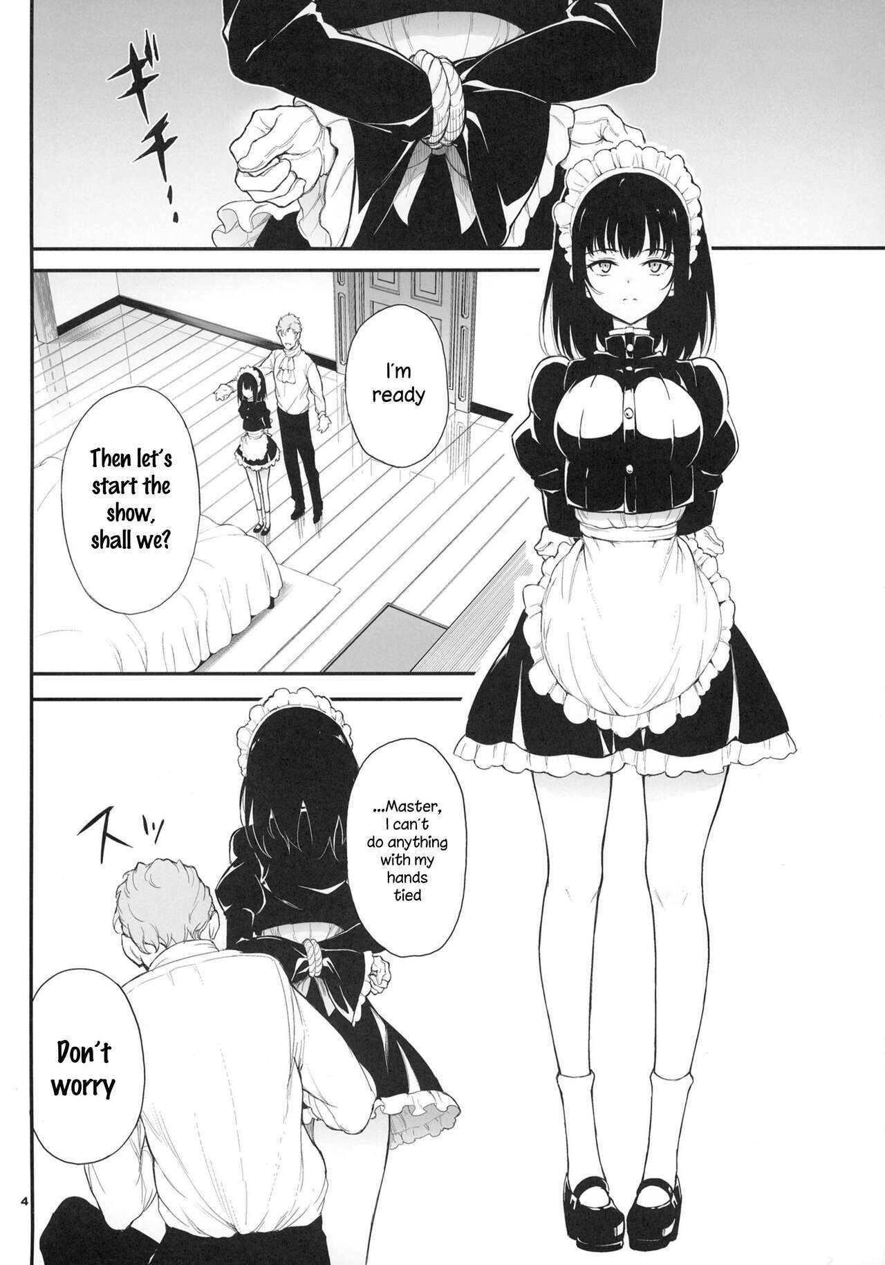 Maid Kyouiku. 2 -Botsuraku Kizoku Rurikawa Tsubaki- page 3 full