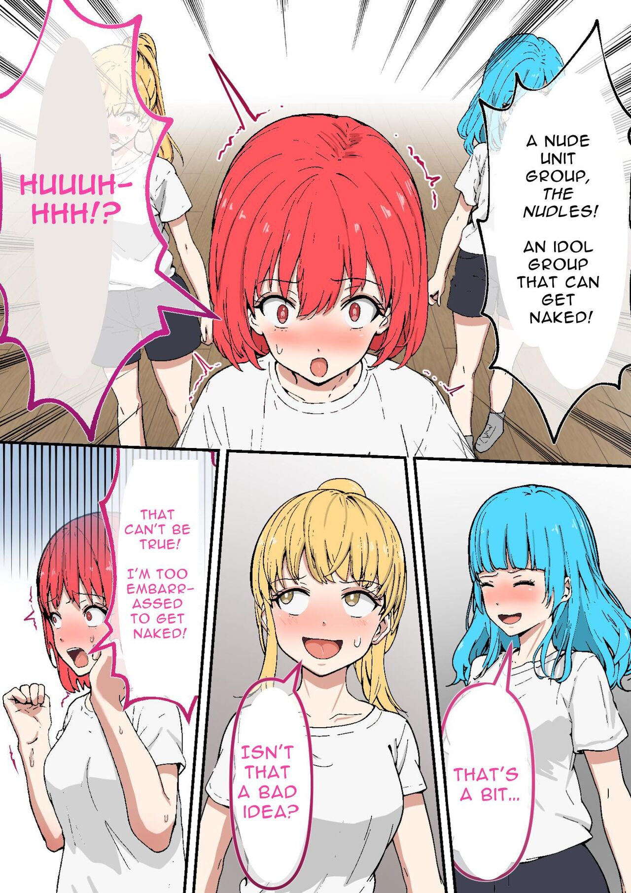 NUUDLE: Exhibitionist Style Idol Group That Gets Fully Nekkid page 6 full