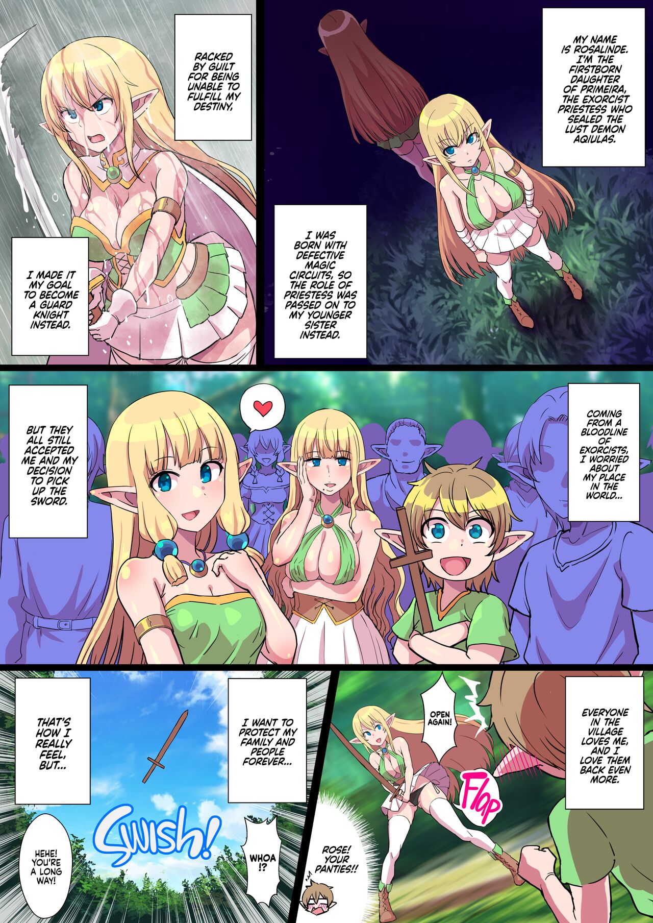 Fukushuu no Elf Lieselotte ZeroV ~Osu Inma Rinkan Niku Dorei de Oyako Rensa Kairaku Ochi! | Vengeful Elf Liselotte ZERO 5 page 3 full