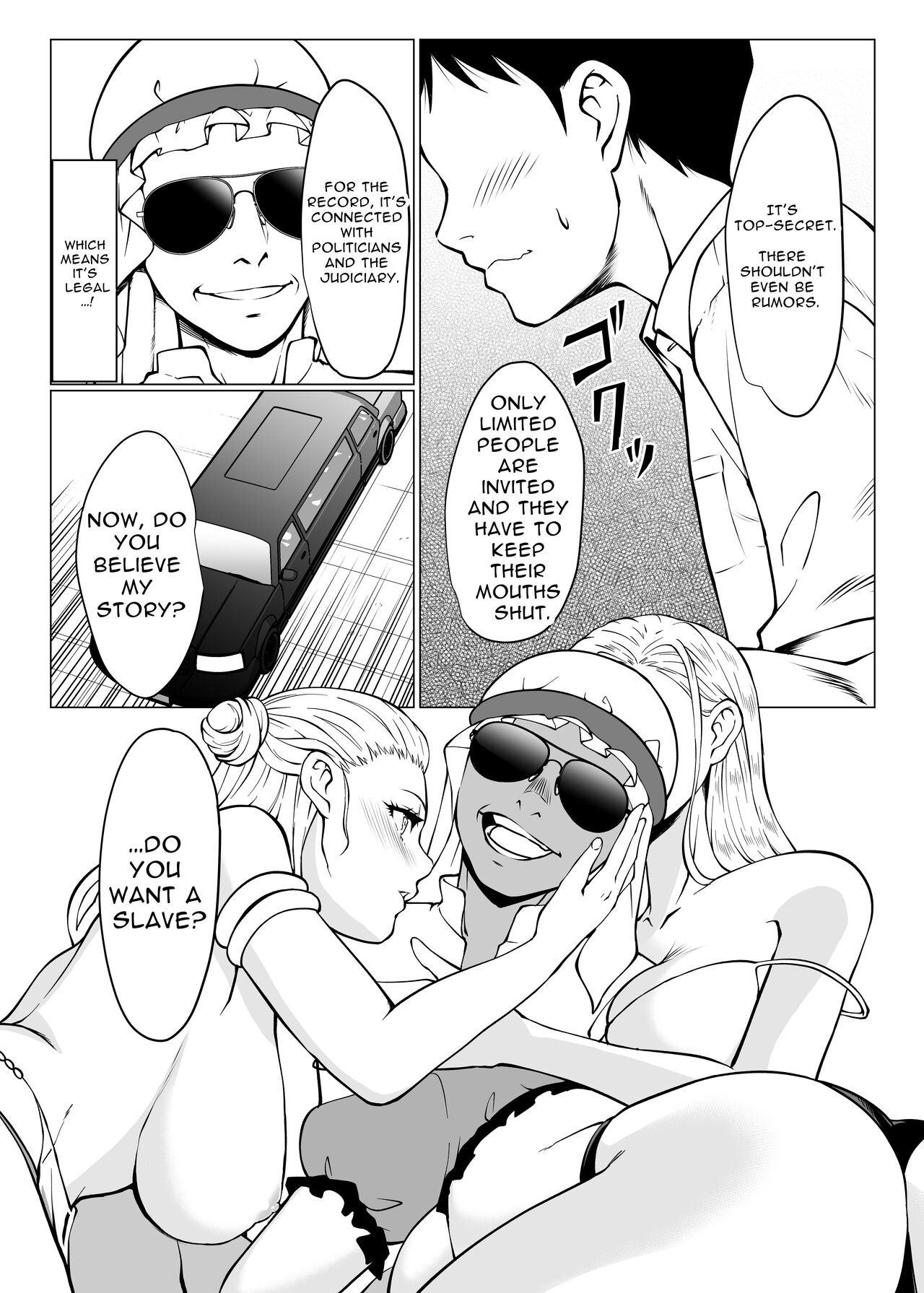 Dorei Shijou no Jitsujou ~Tokyo Big Sight ni Jitsuzai suru Gendai Nihon no Dosukebe na Yami~ | Sex Slave Market Circumstances ~The dark perversion of modern Japan~ page 5 full