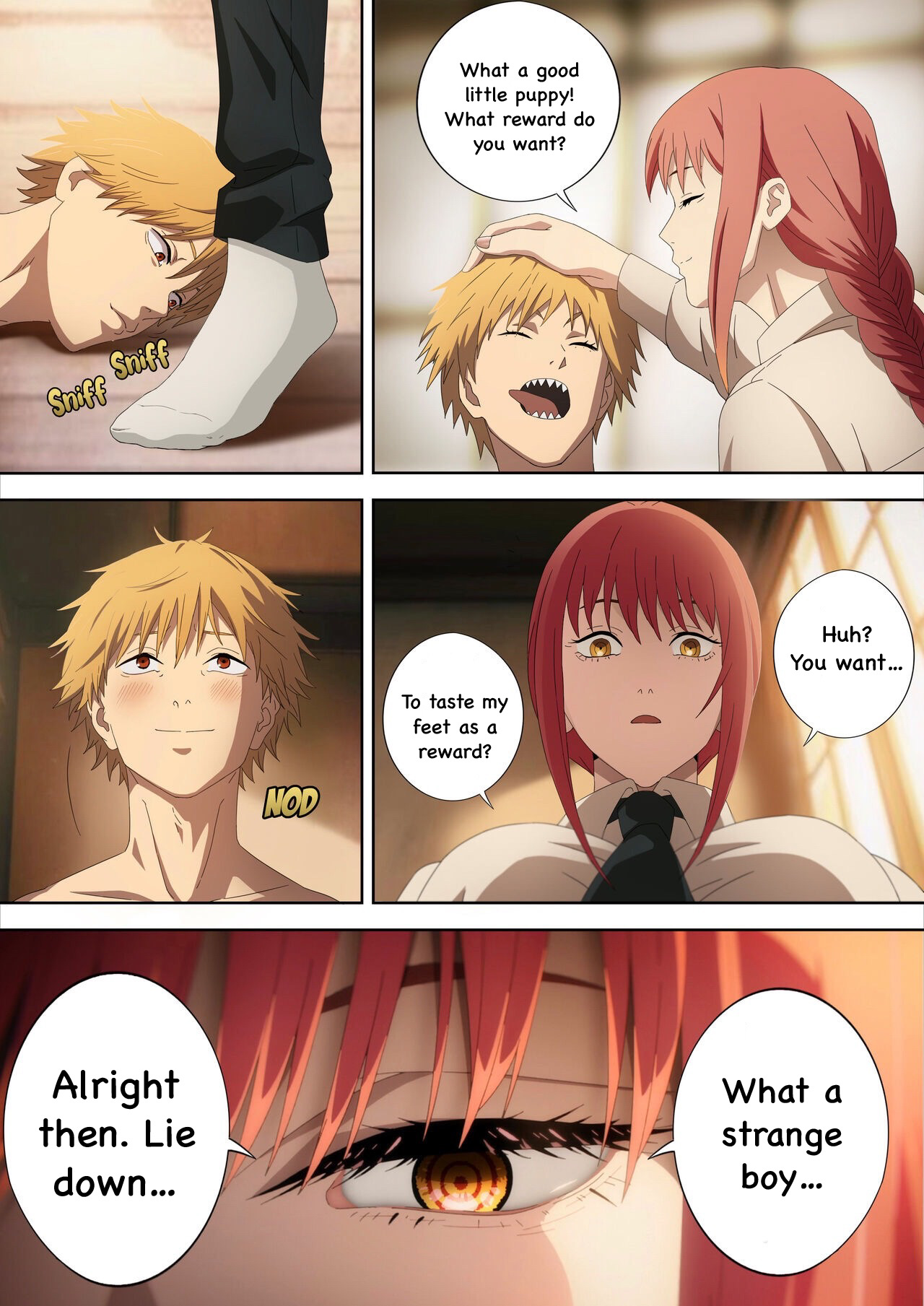 CHAINSAWMAN - Deal With Footfetish Devil page 4 full