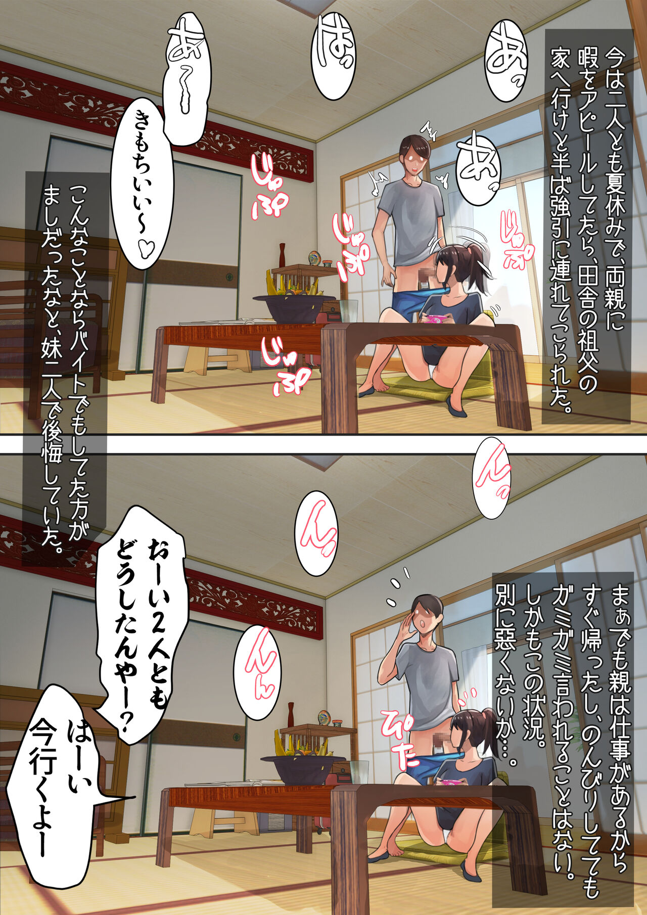 妹と二人で田舎の祖父の家に泊まりに来た page 3 full