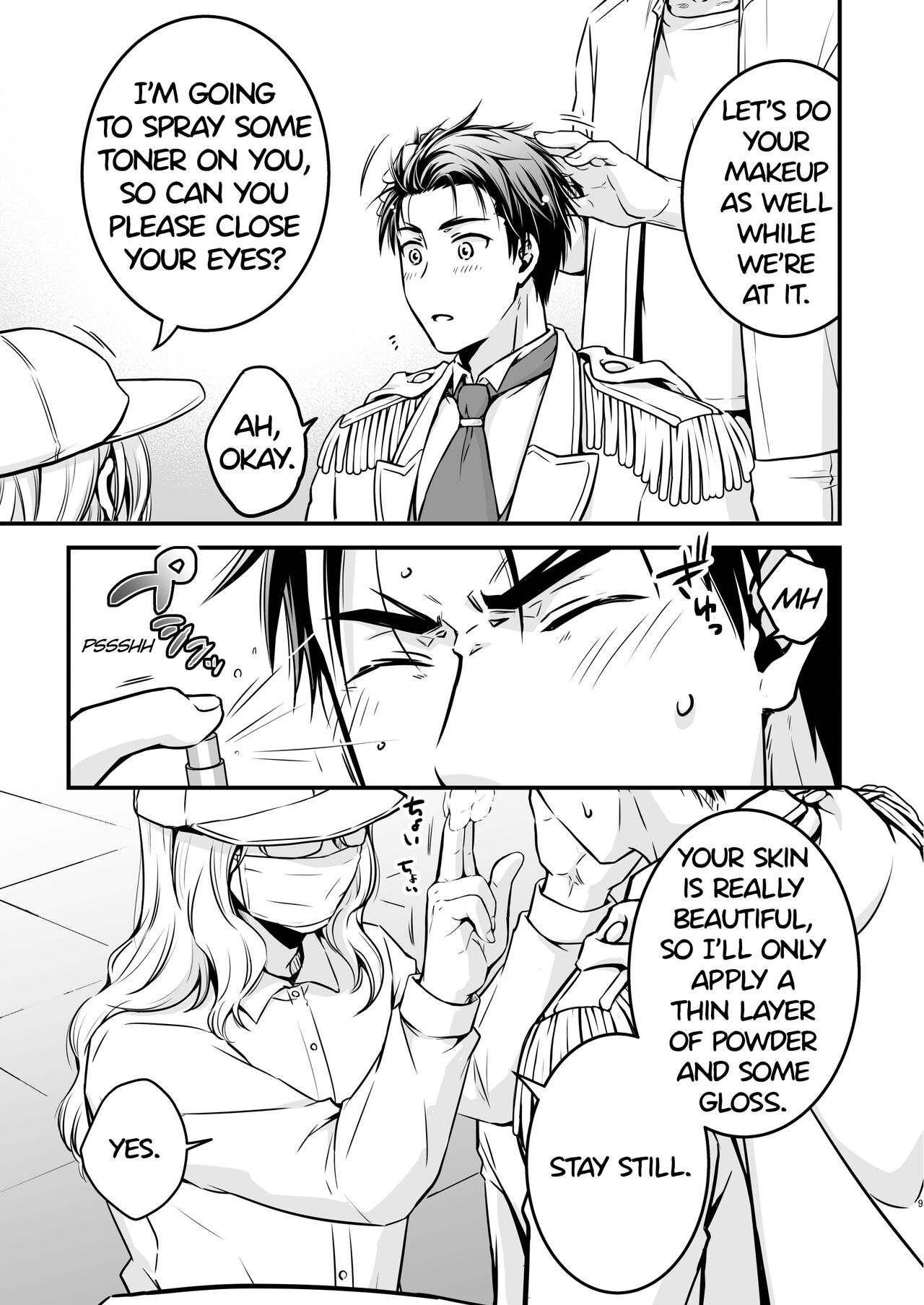 I fell asleep without knowing that I was being filmed for an AV project 1 page 9 full