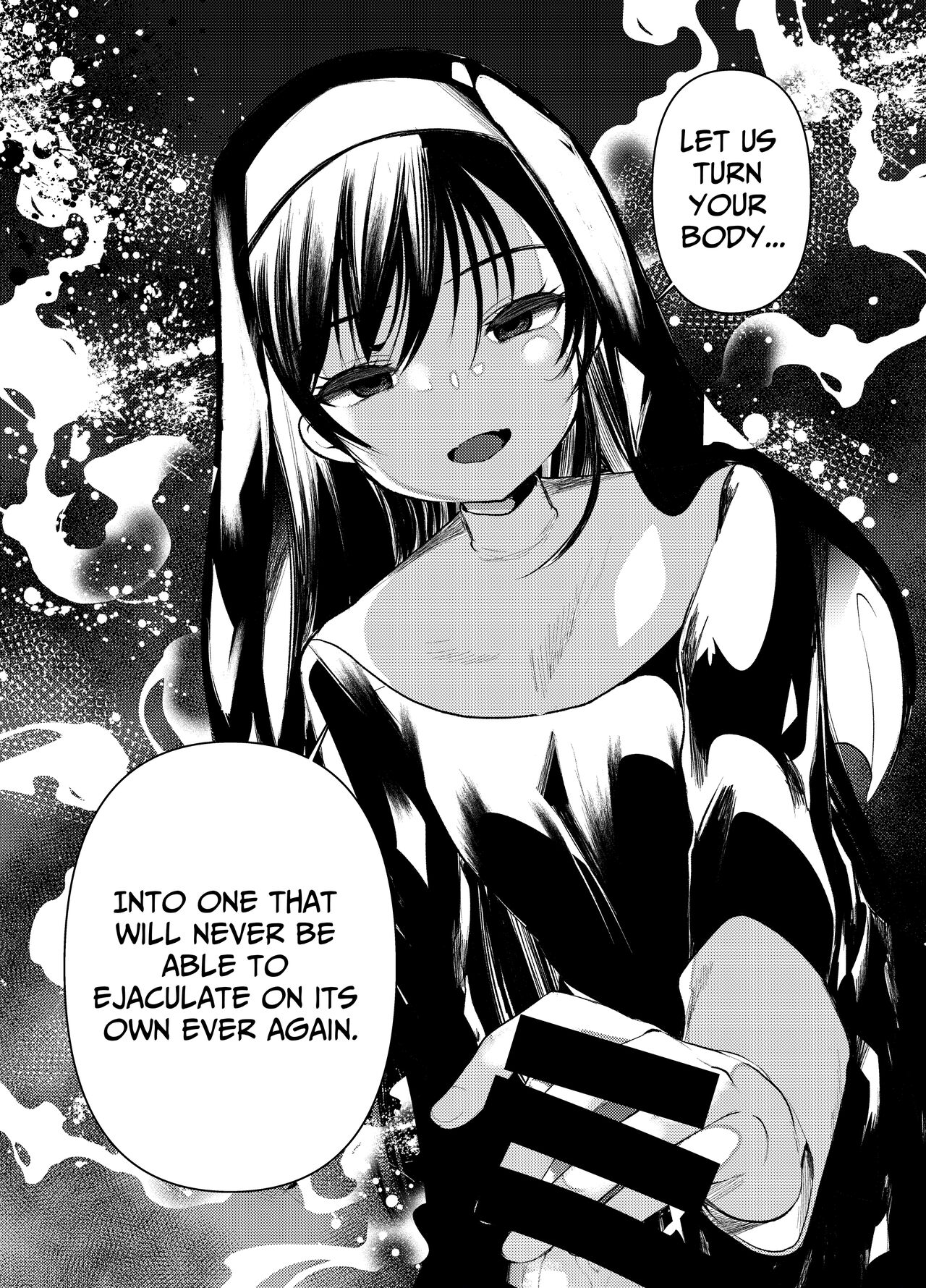 Kurokami no Maria-sama | Ejaculation Controlled MegaCUM Handjob From The Holy Mother page 7 full