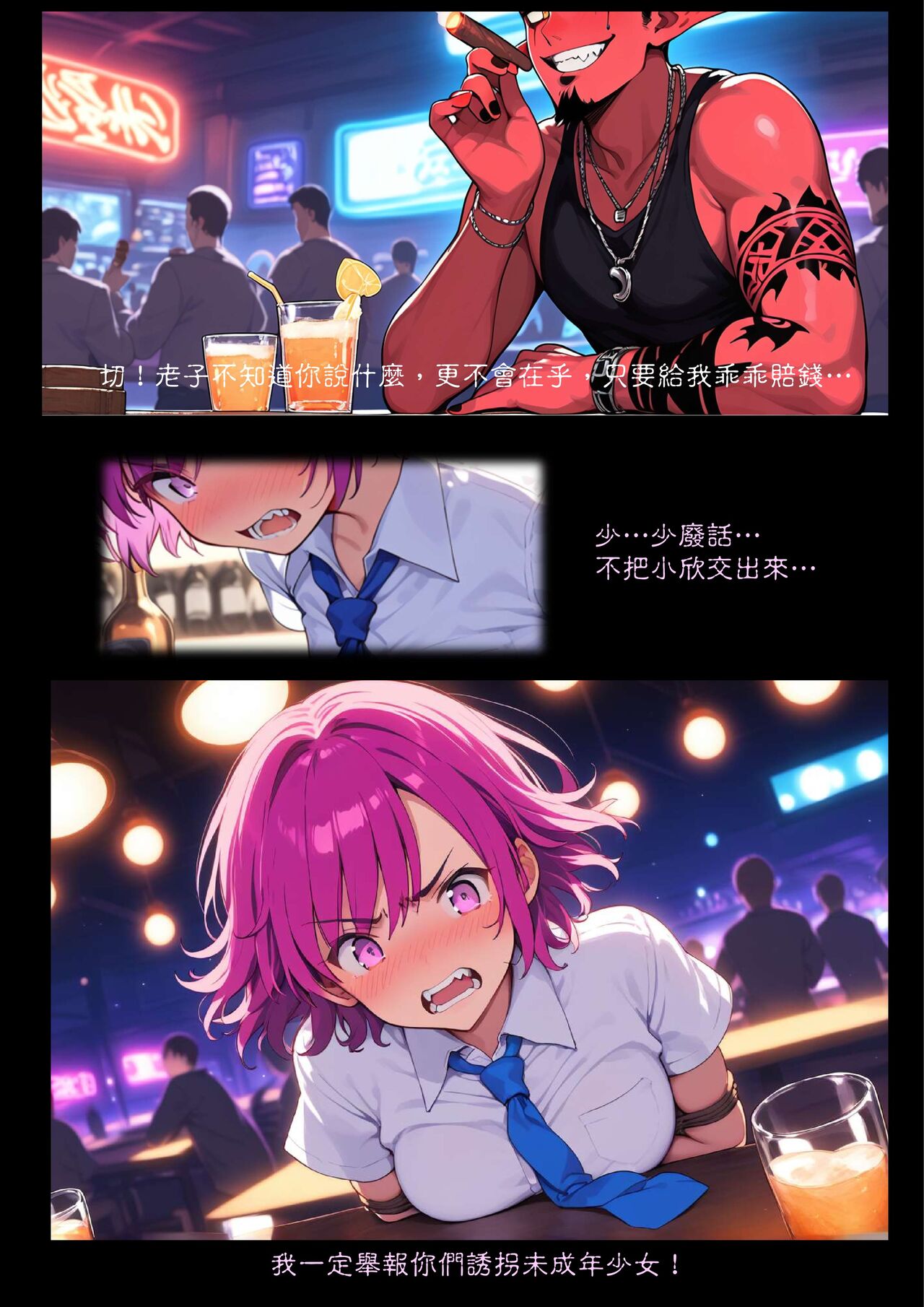 淫獸愛戰士 vol.1~2 Beast X Girls Part1 page 7 full