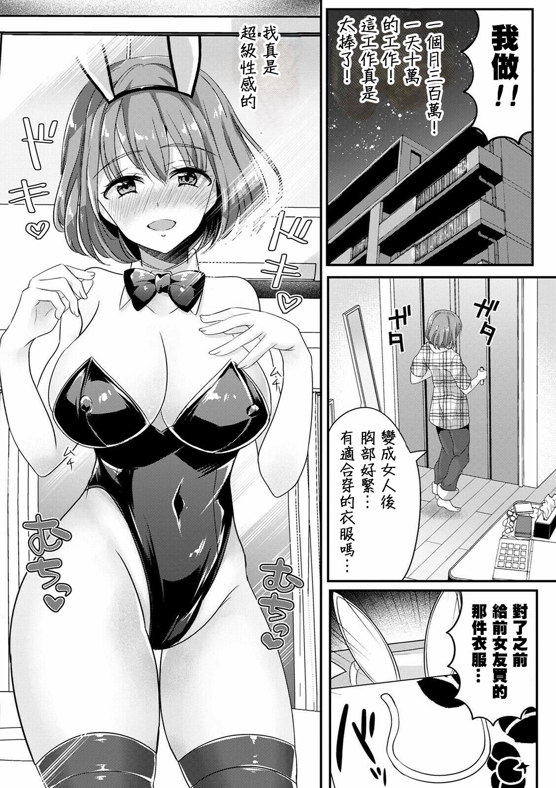 黒野高志の女体化治験 page 3 full