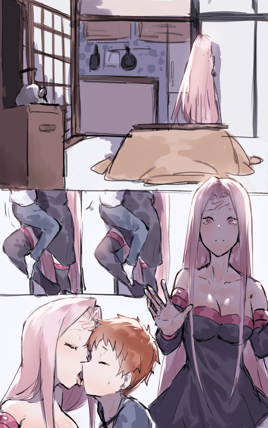 Shirou x Saber, Rin, Sakura and Rider page 2 full