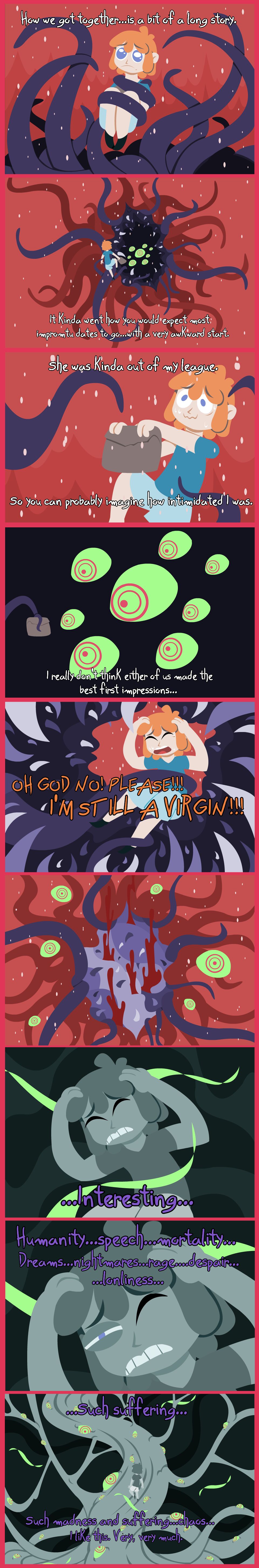 HELP! My Girlfriend Is A Crawling Chaos Demon! page 3 full