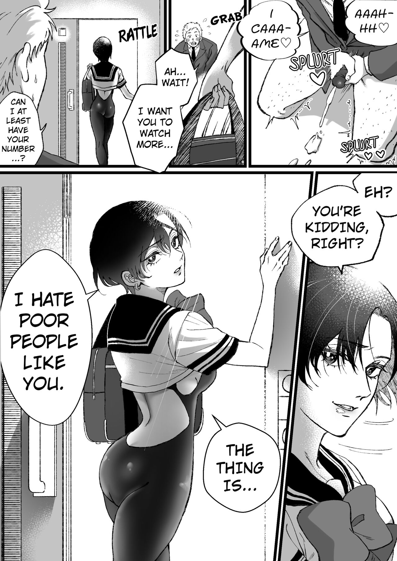 Financial Slavery to a Girl in a Sailor Uniform and Swimsuit page 6 full