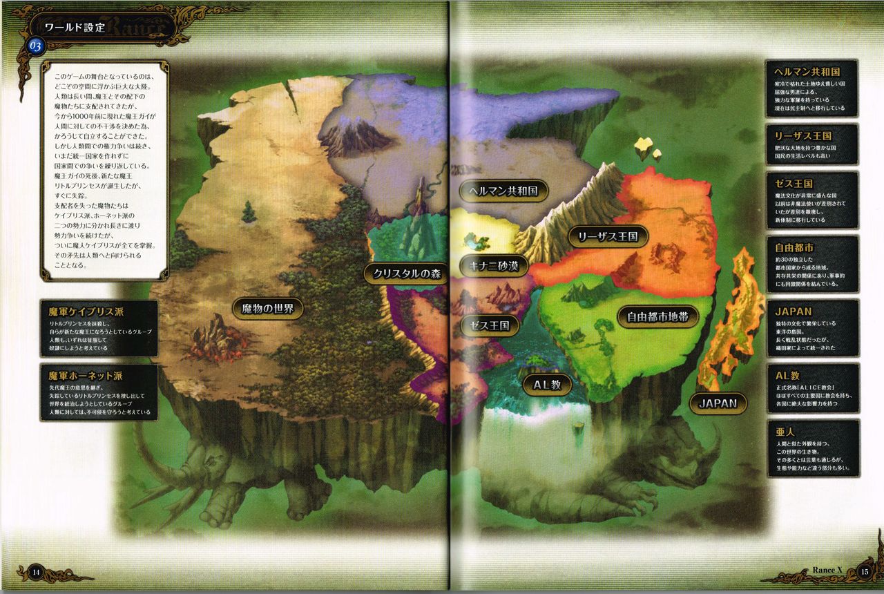 Rance X Kessen Settei Shiryou Rough Gashuu page 8 full