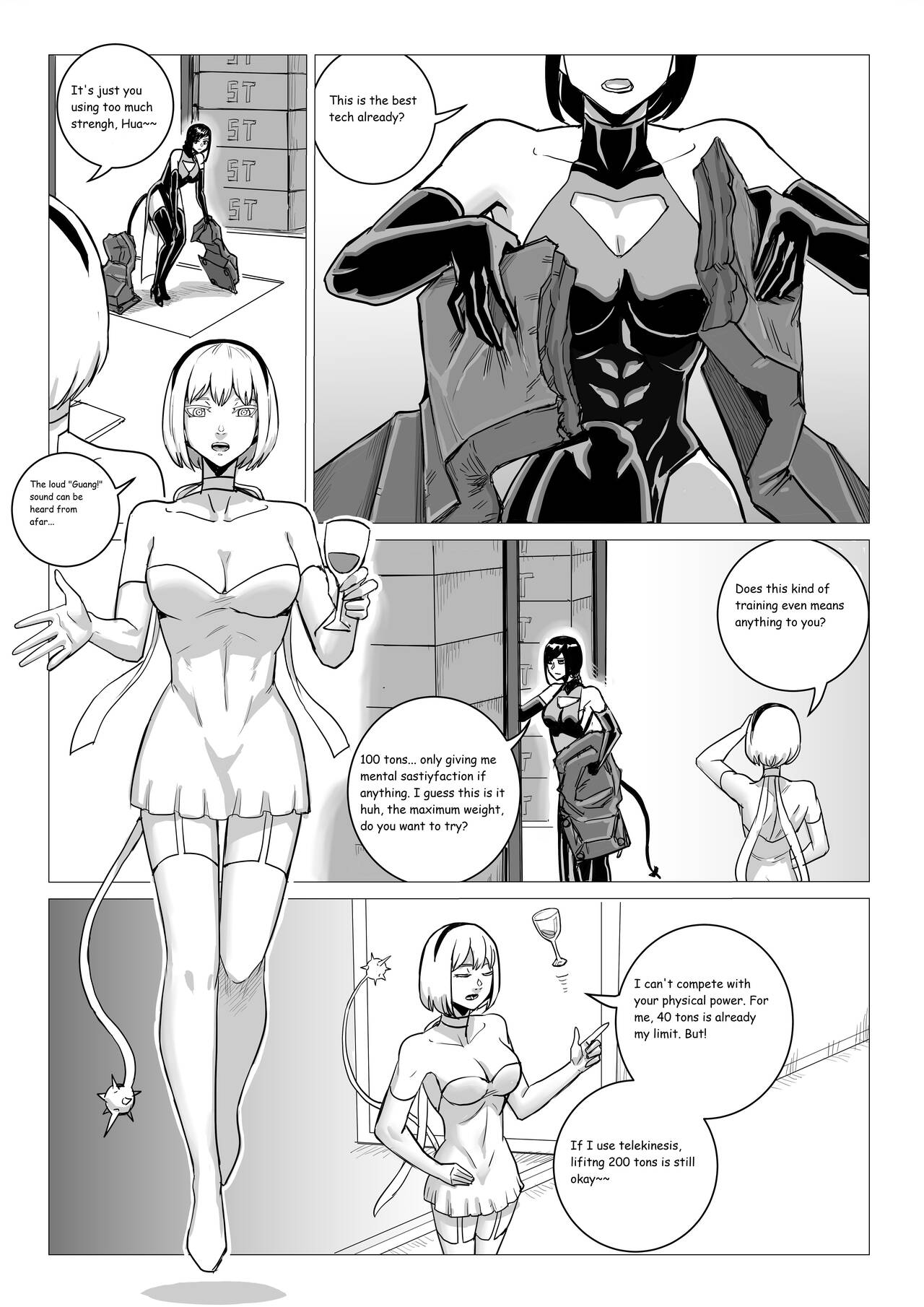 Ongoing Super-Powered Femdom Comic page 2 full