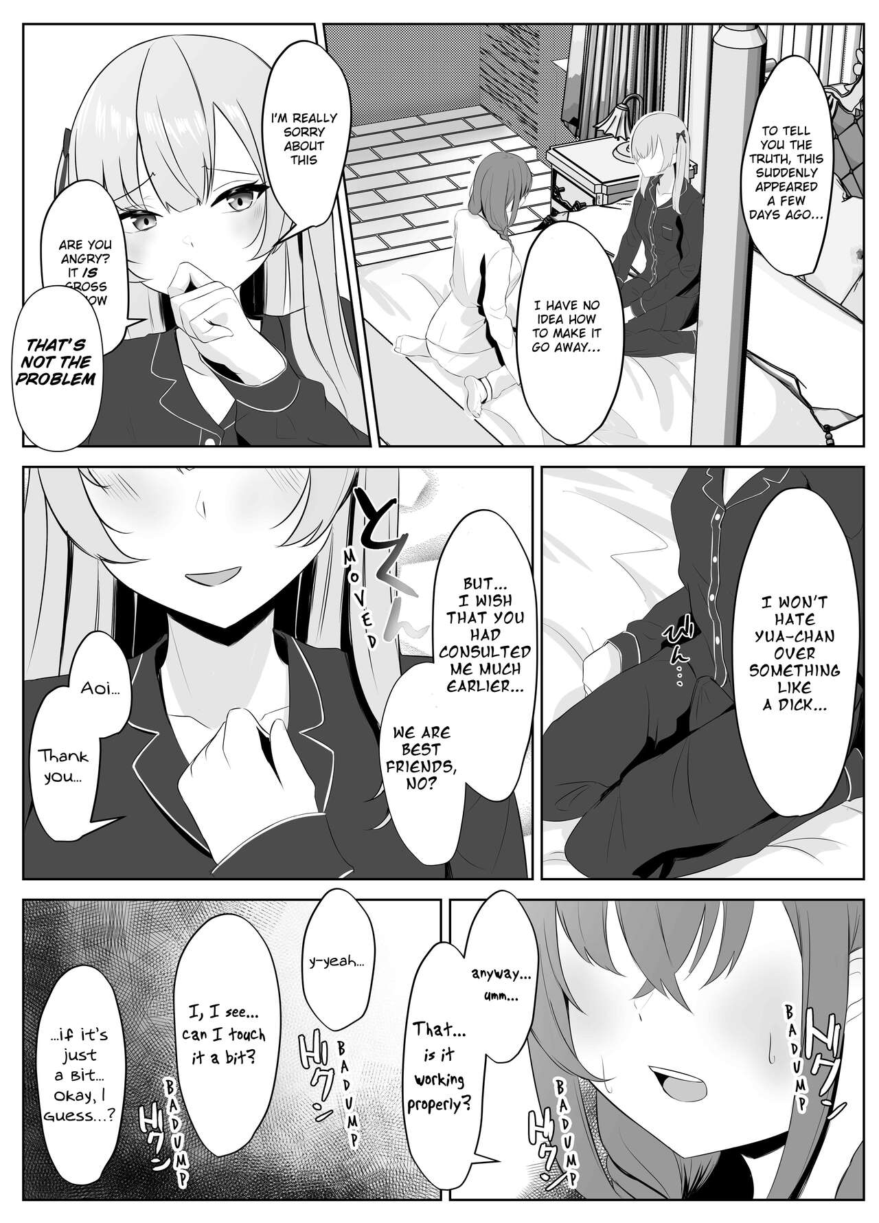Nonke datta Kanojo ga Futanari Shinyuu ni NTR made | My Girlfriend and Her Best Friend Who NTR'd Me page 8 full