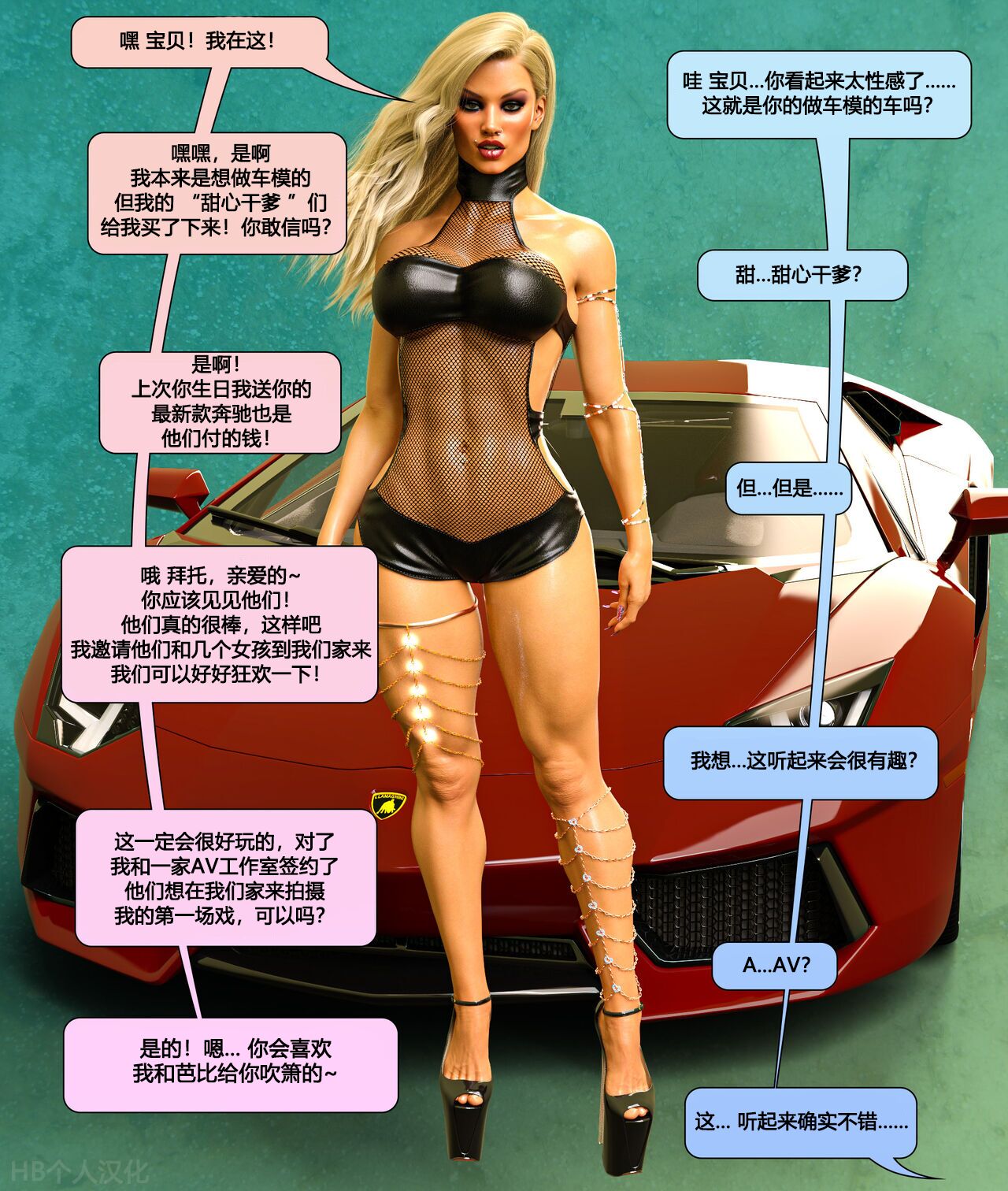 AV巨星 BIMBO序列 BIMBOFICATION SEQUENCE （HB个人翻译） page 7 full